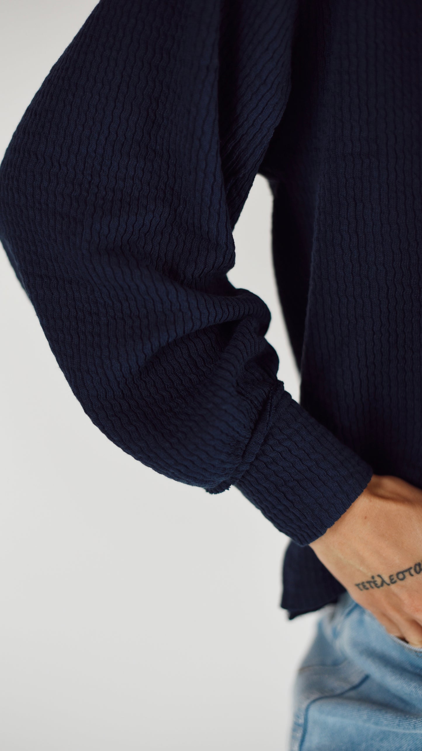 Ellie Navy Sweater