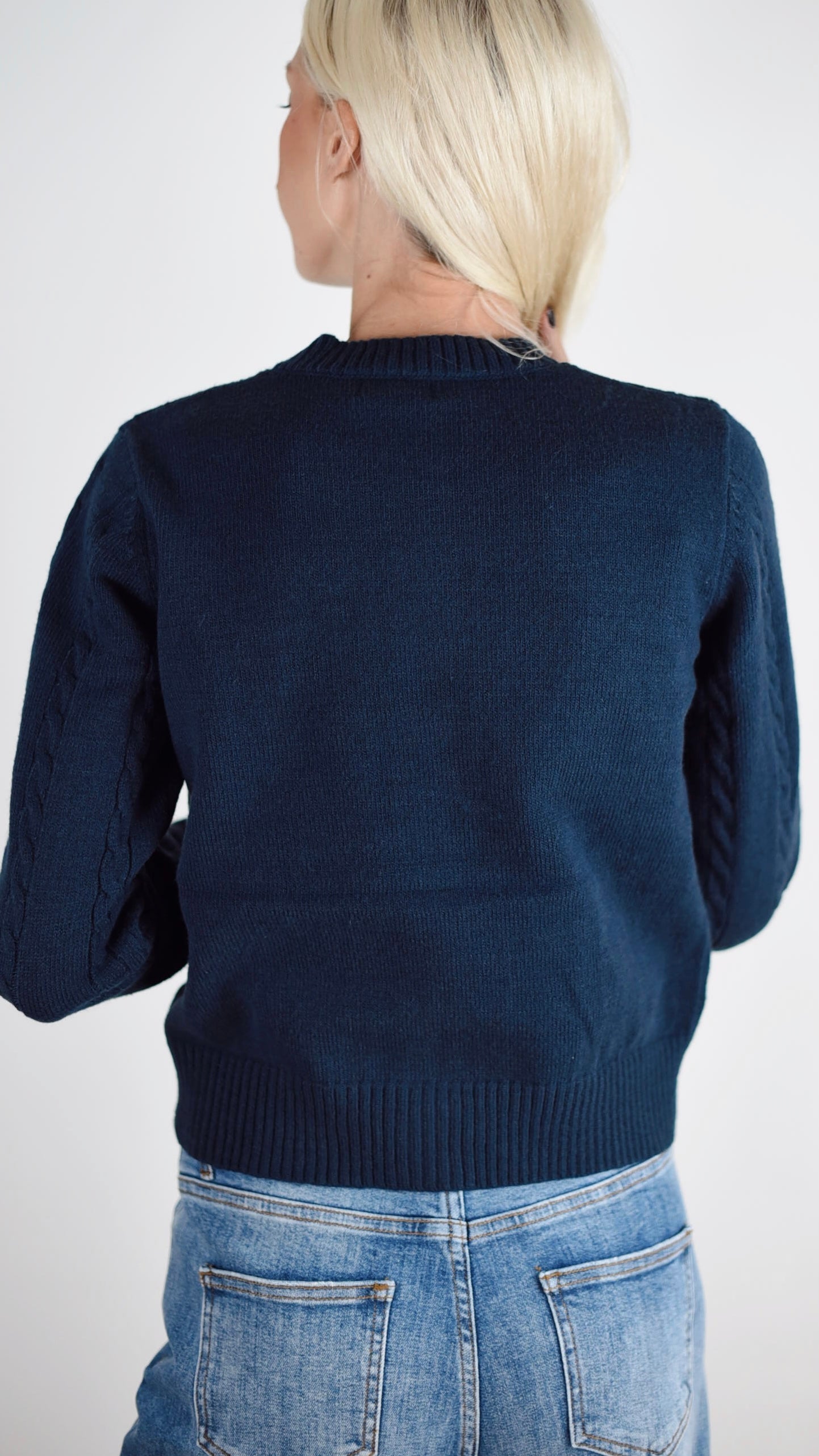 Ruth Navy Sweater