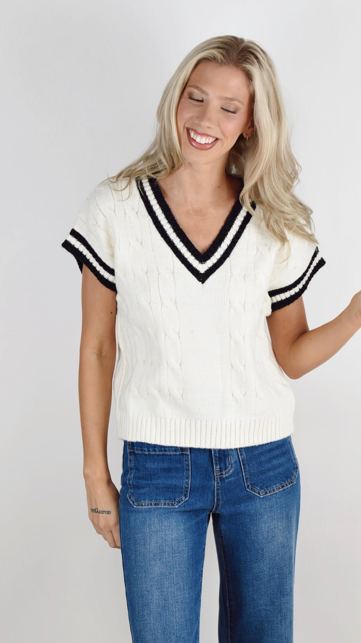 Mary Ivory Vest