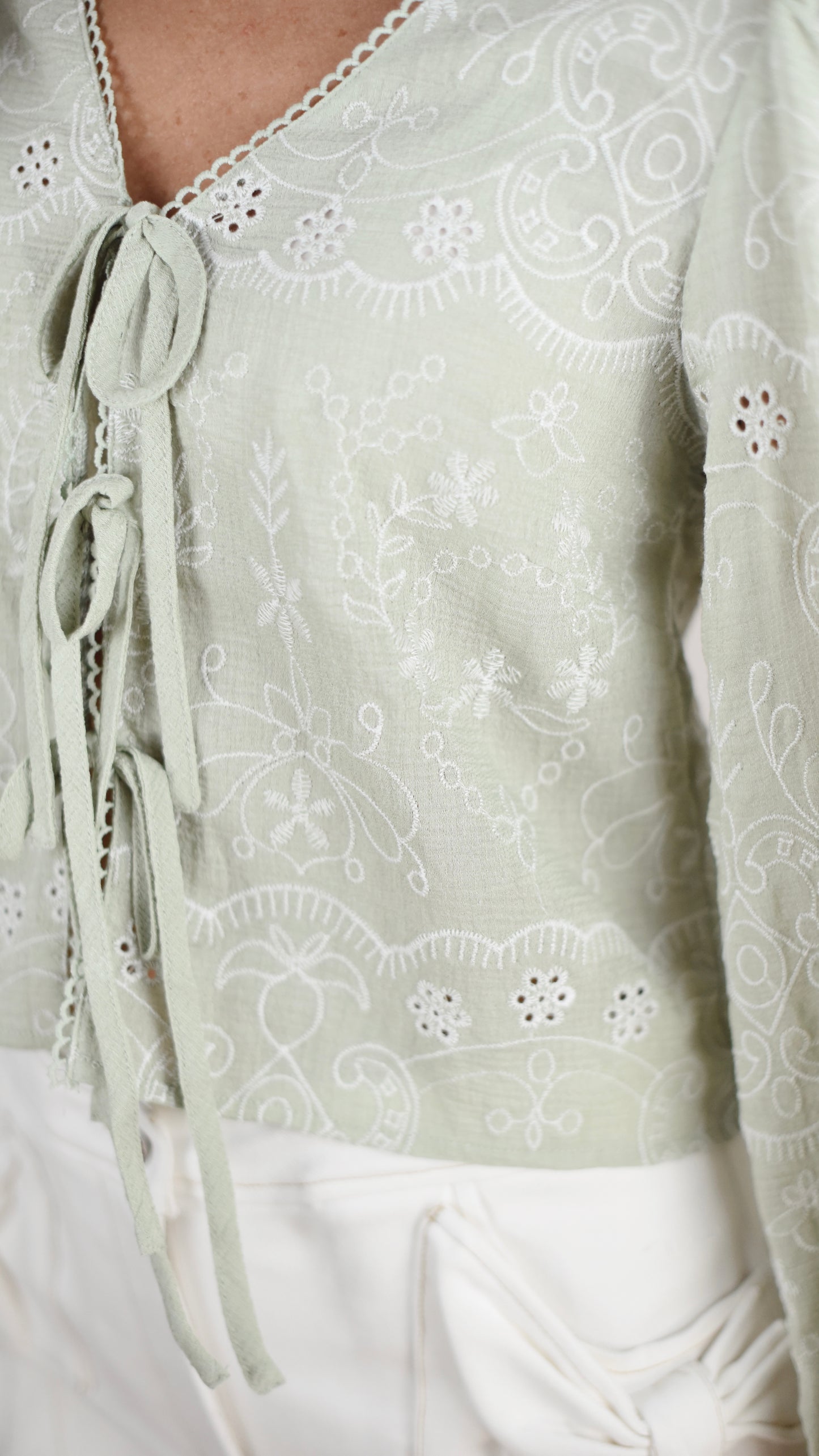 Mavis Green Top