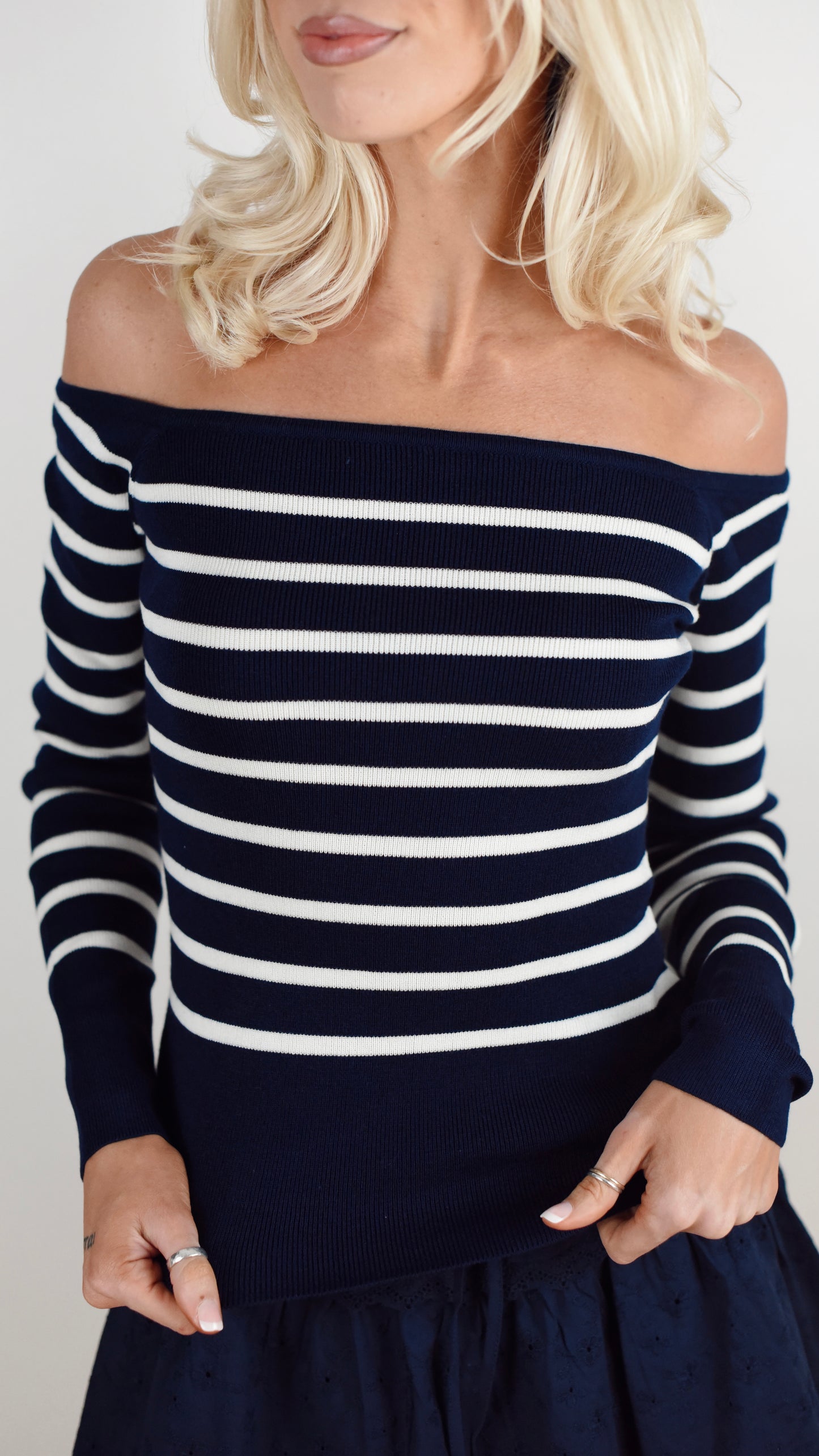 Kelly Navy Skirt