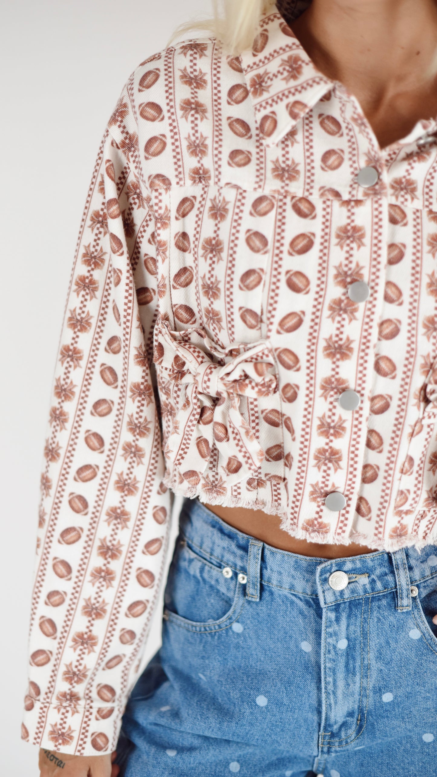 Sydney Football Bow Cropped Jacket