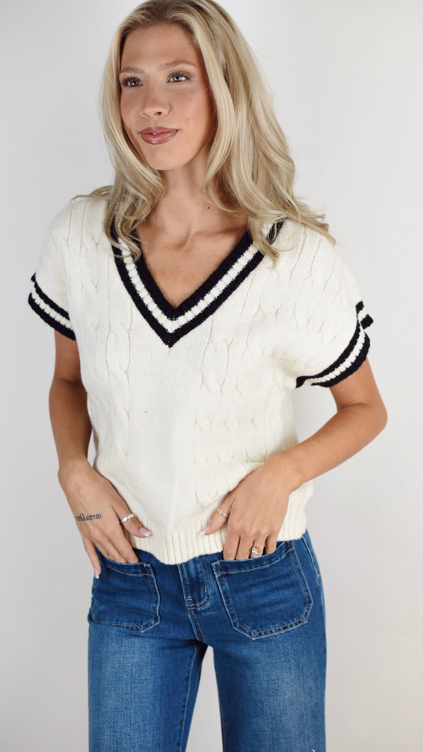 Mary Ivory Vest