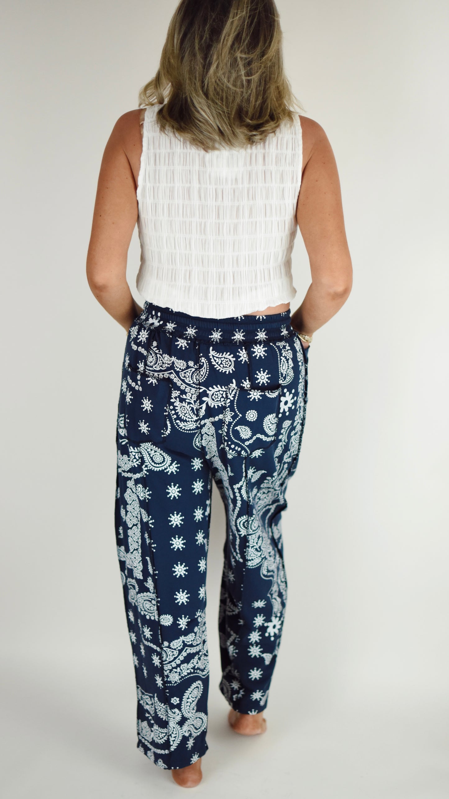 Bethany Bandana Barrel Pant
