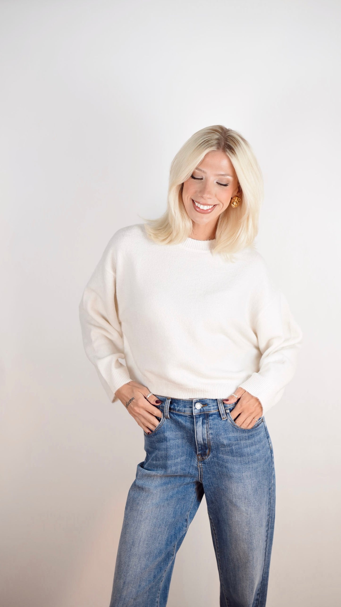 Margret Ivory Sweater