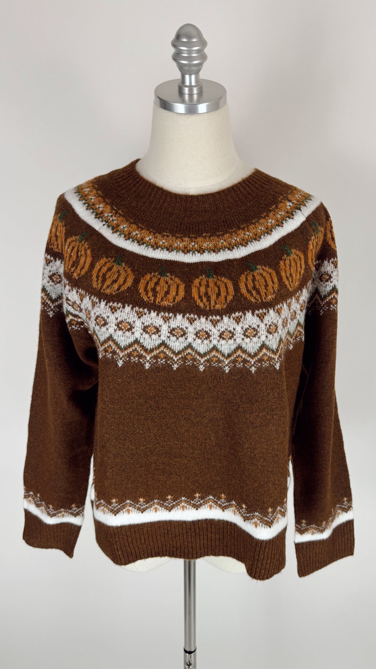 Charlie Pumpkin Brown Sweater