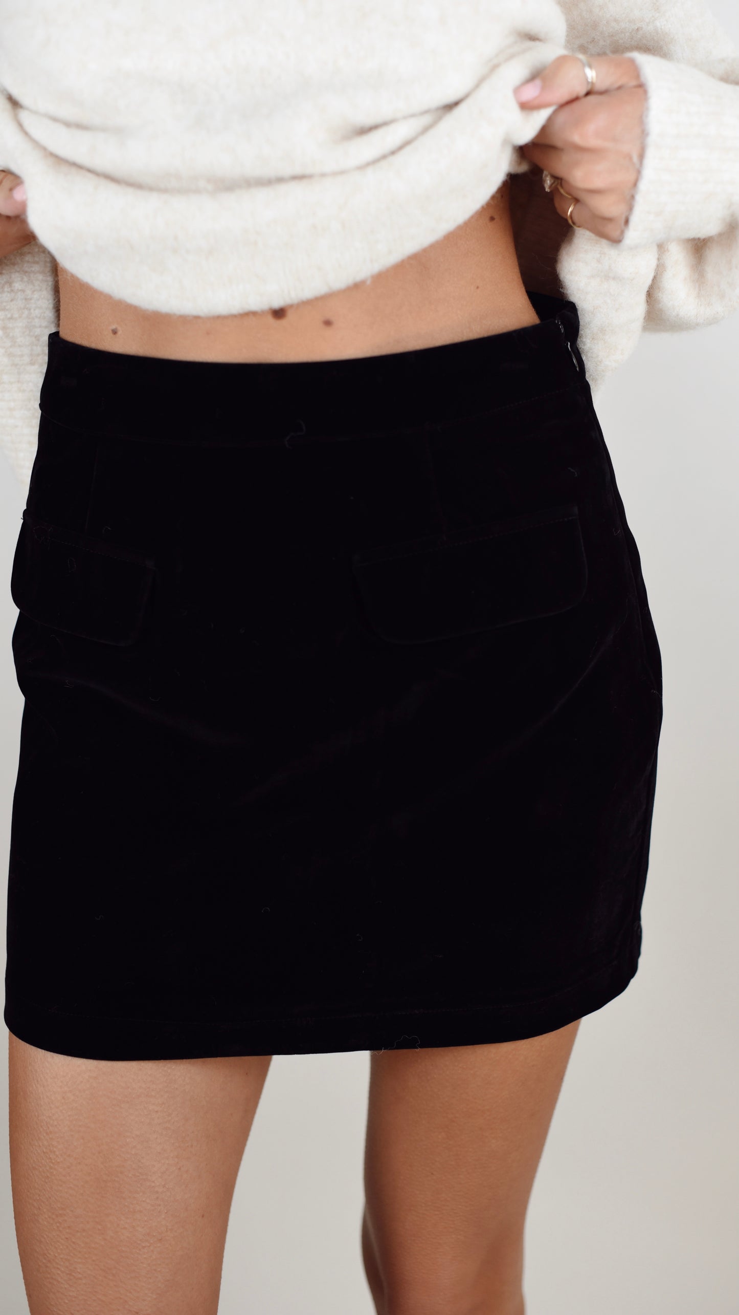 Vivian Velvet Mini Skirt