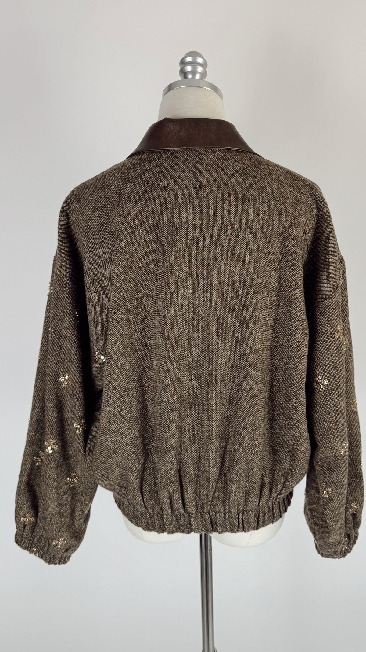 Harriet Embellished Chocolate Jacket