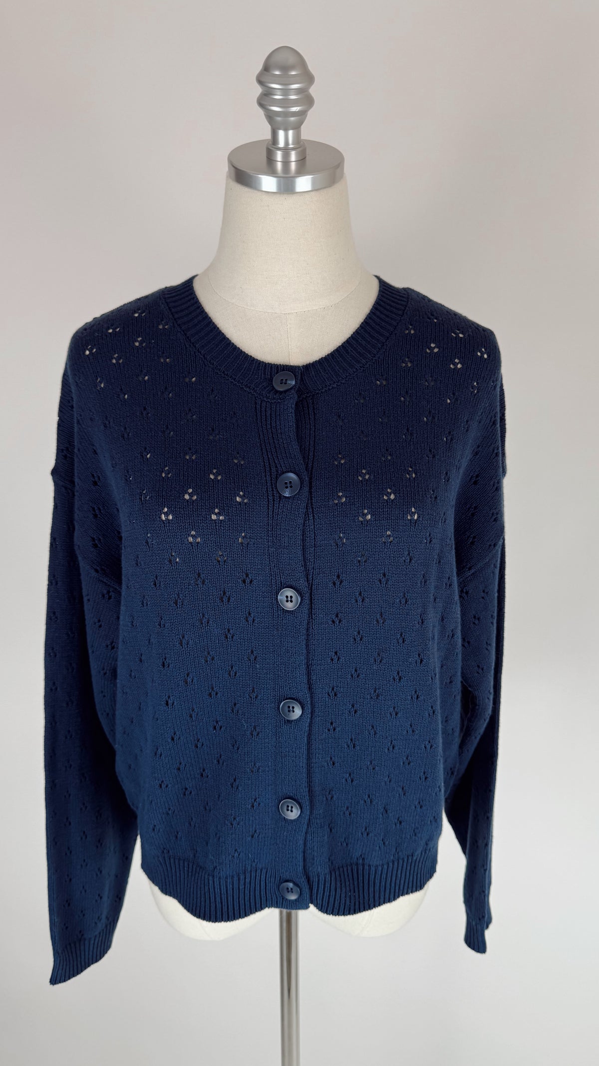 Natalie Navy Cardigan