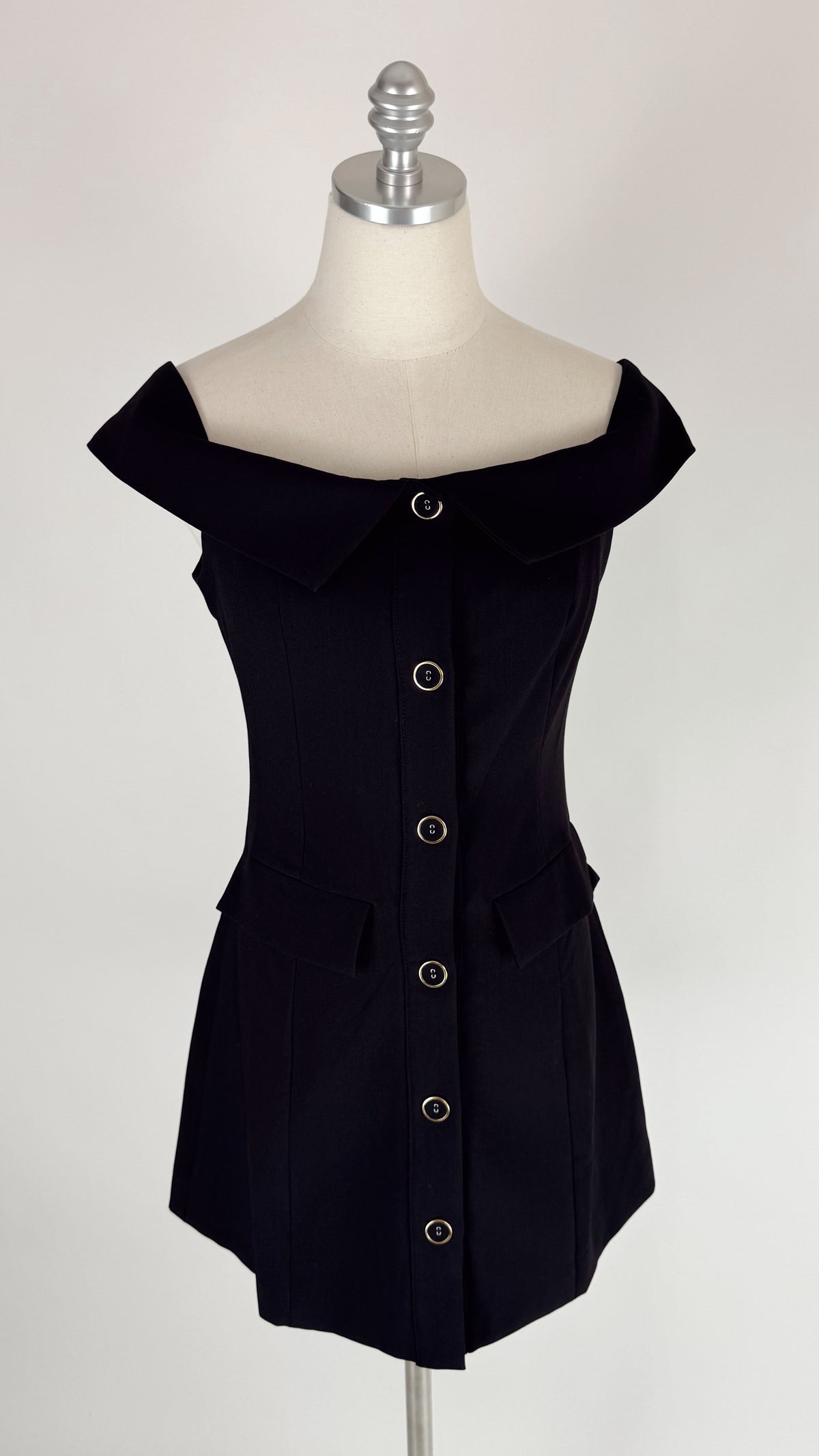 Roxy Off Shoulder A Line Mini Dress