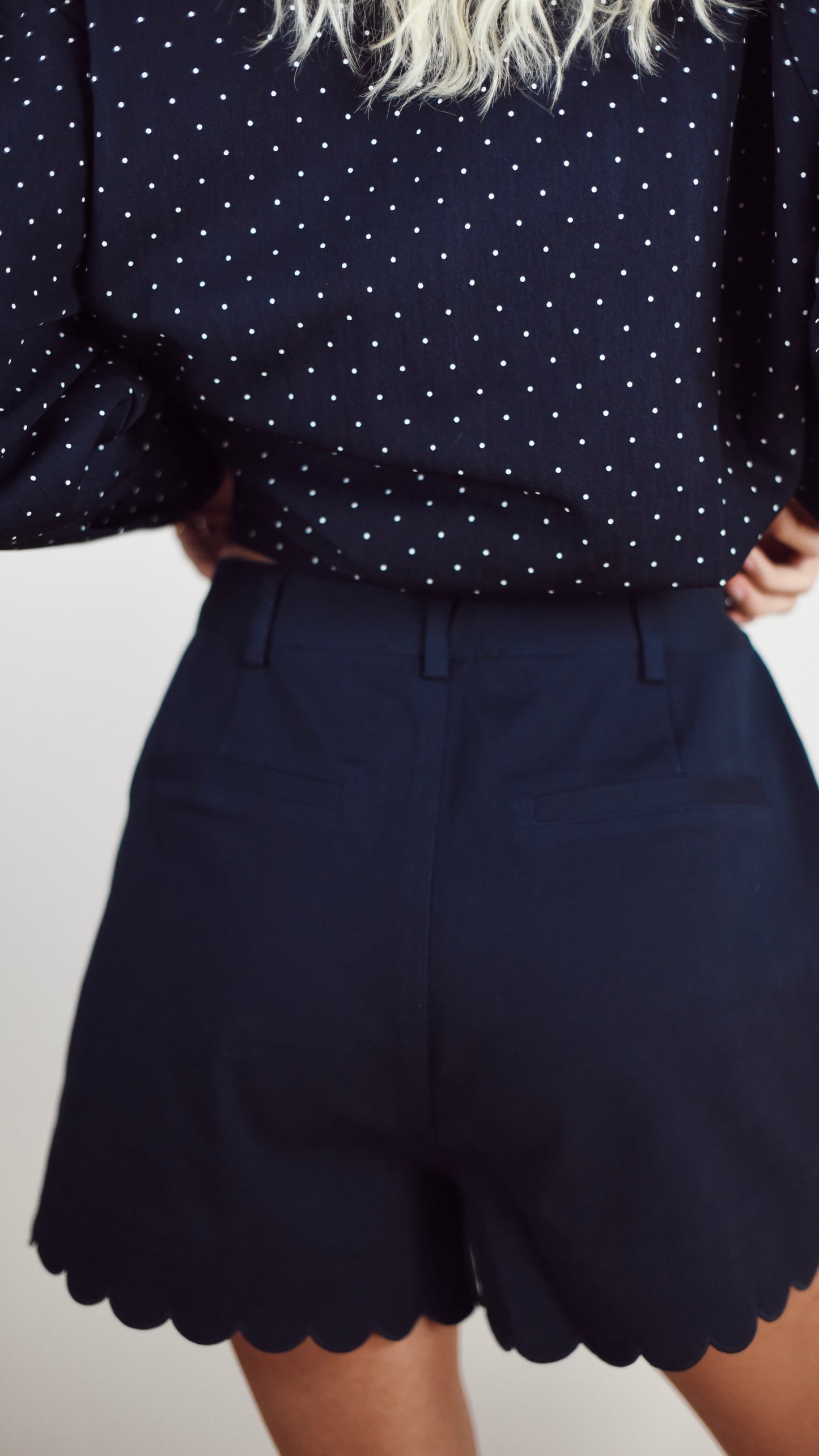 Maddy Navy Shorts