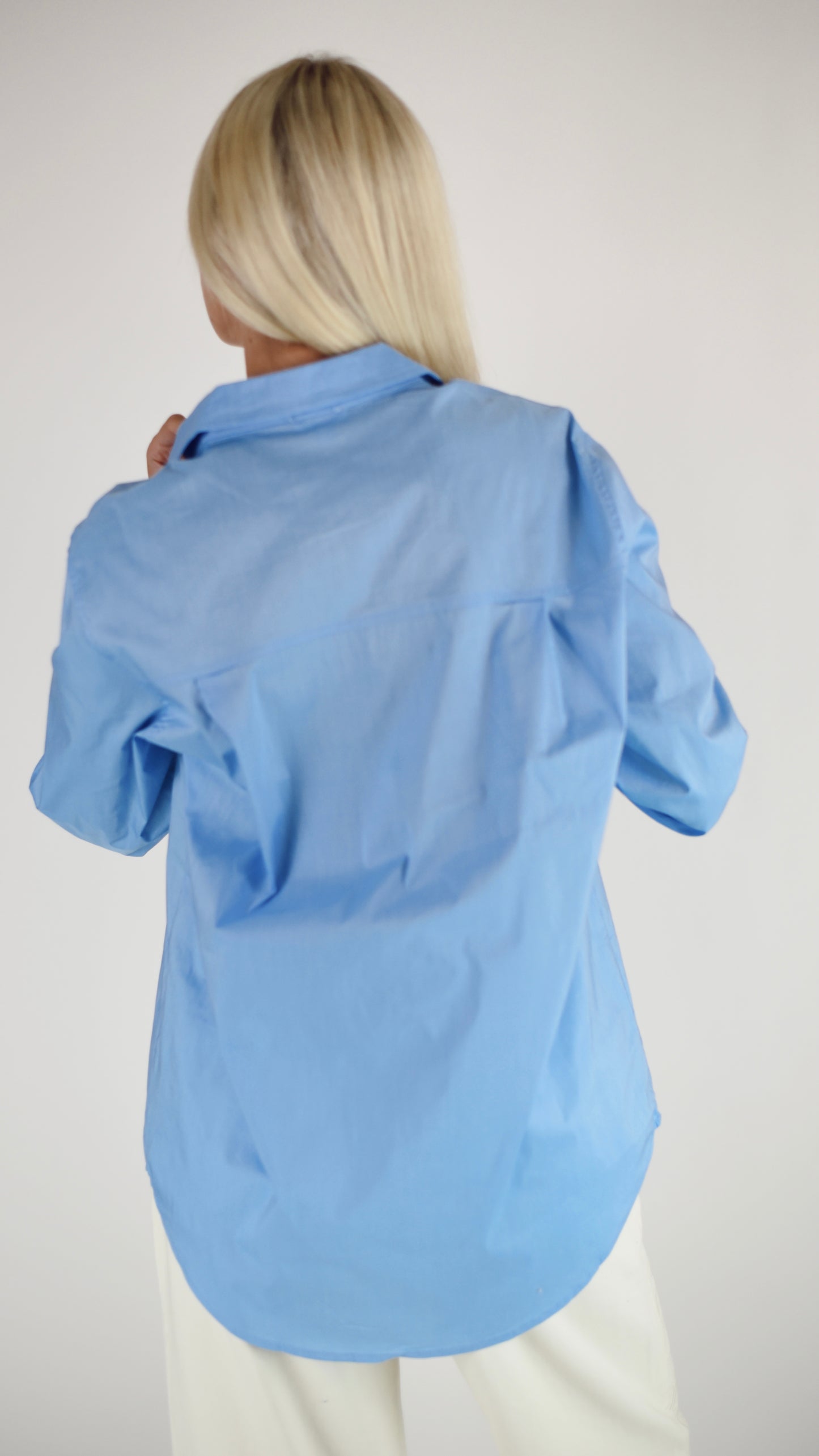 Maggie Blue Button Down Shirt