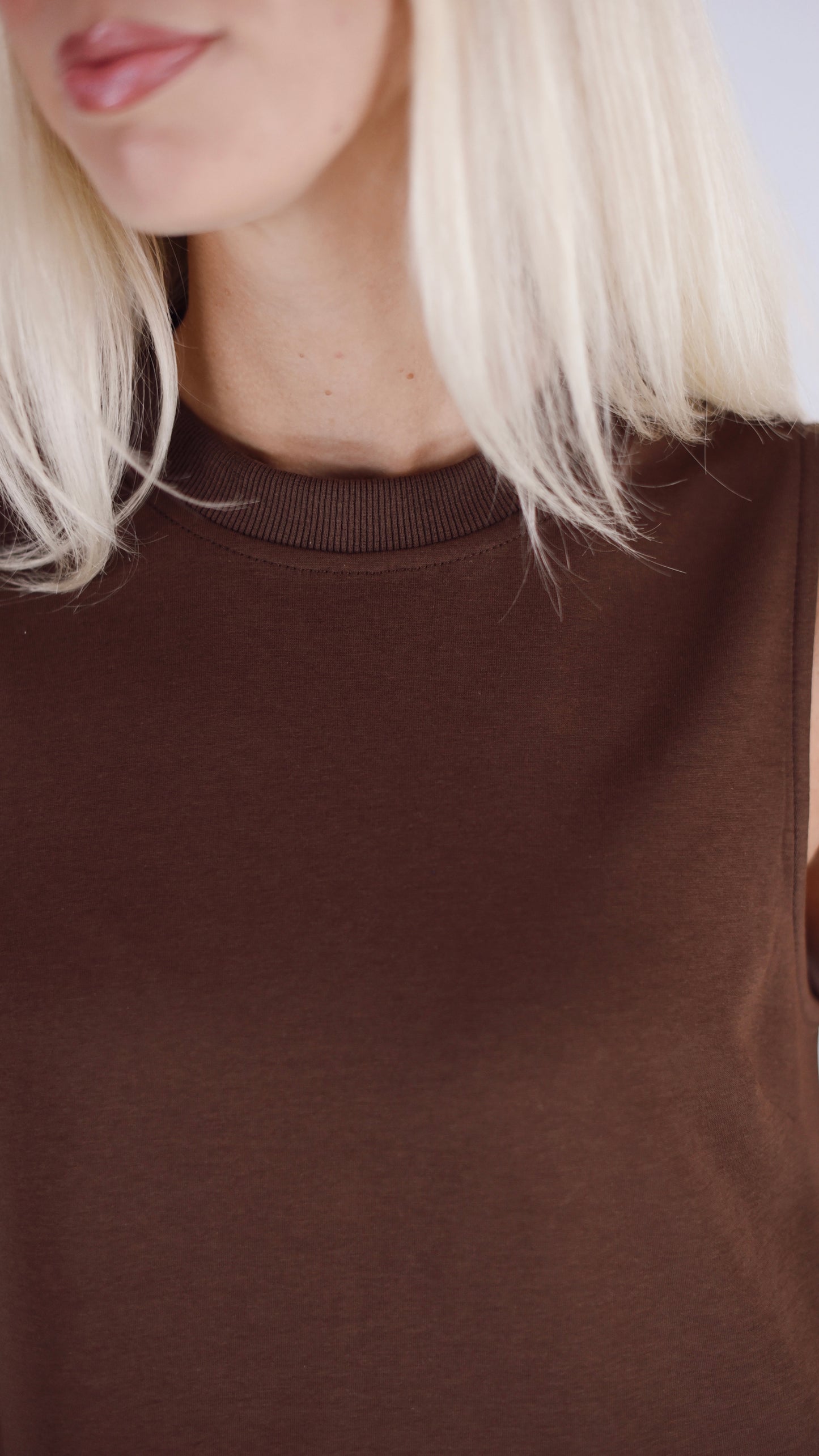 Andrea Chocolate Lace Shift Dress