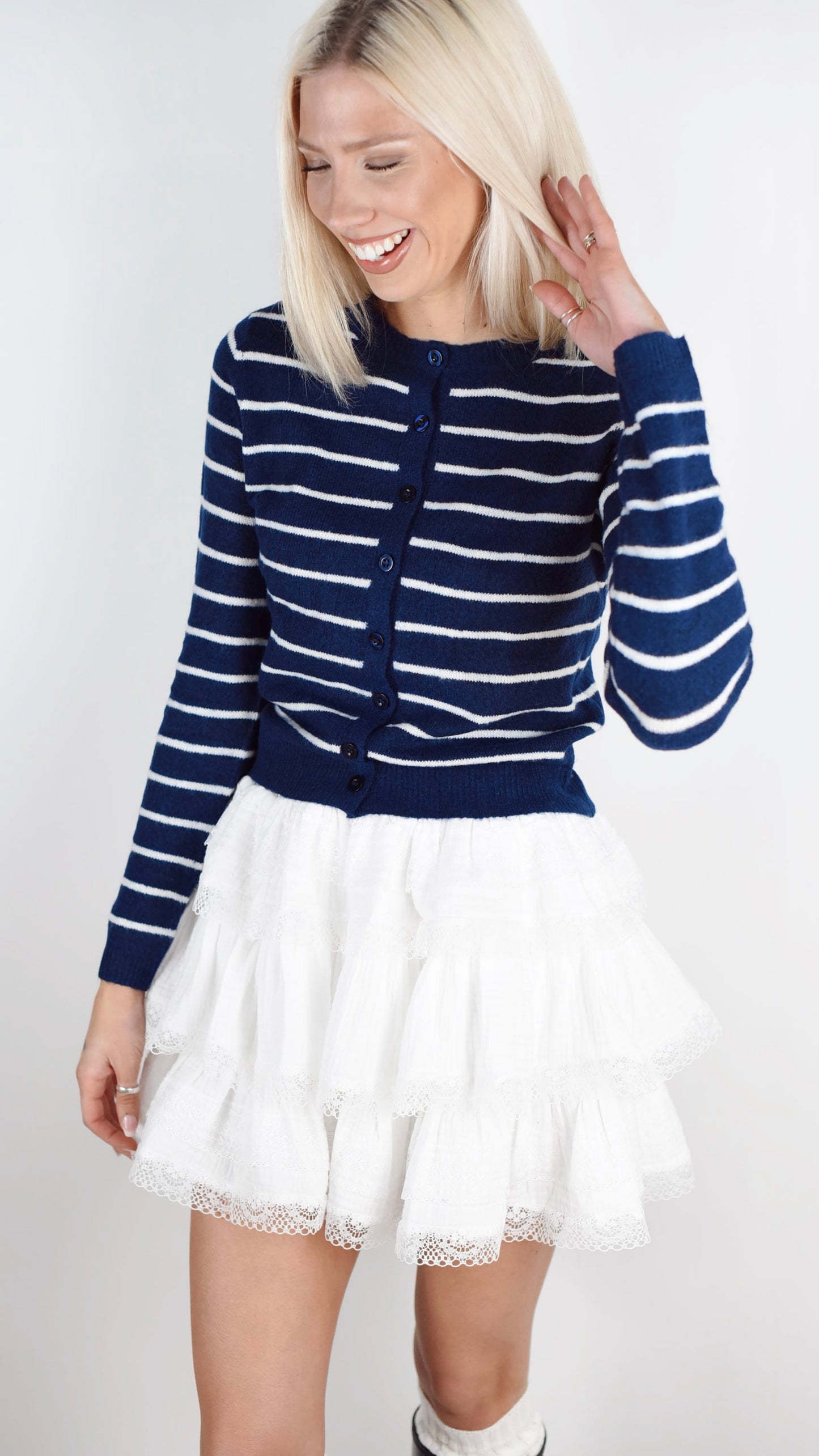 Kerri Navy Sweater