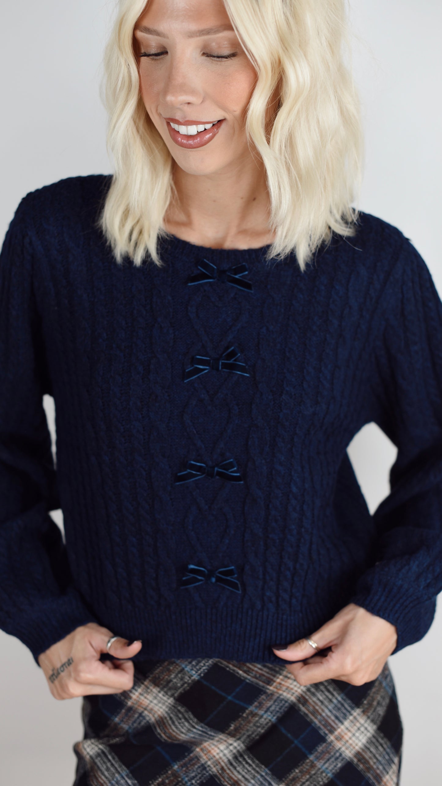 Jessica Bow Sweater