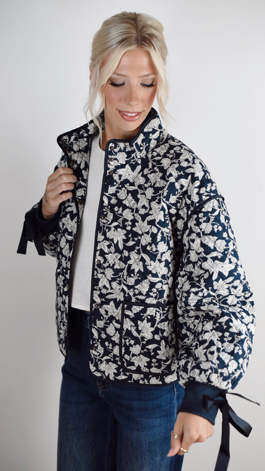 Helen Bow Sleeve Jacket