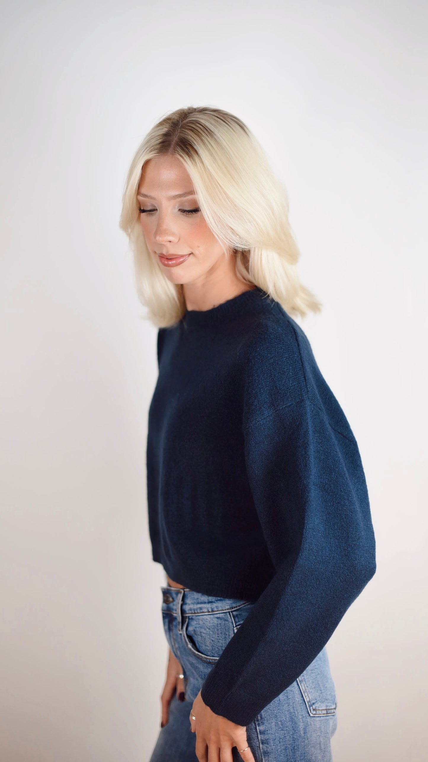 Margret Navy Sweater