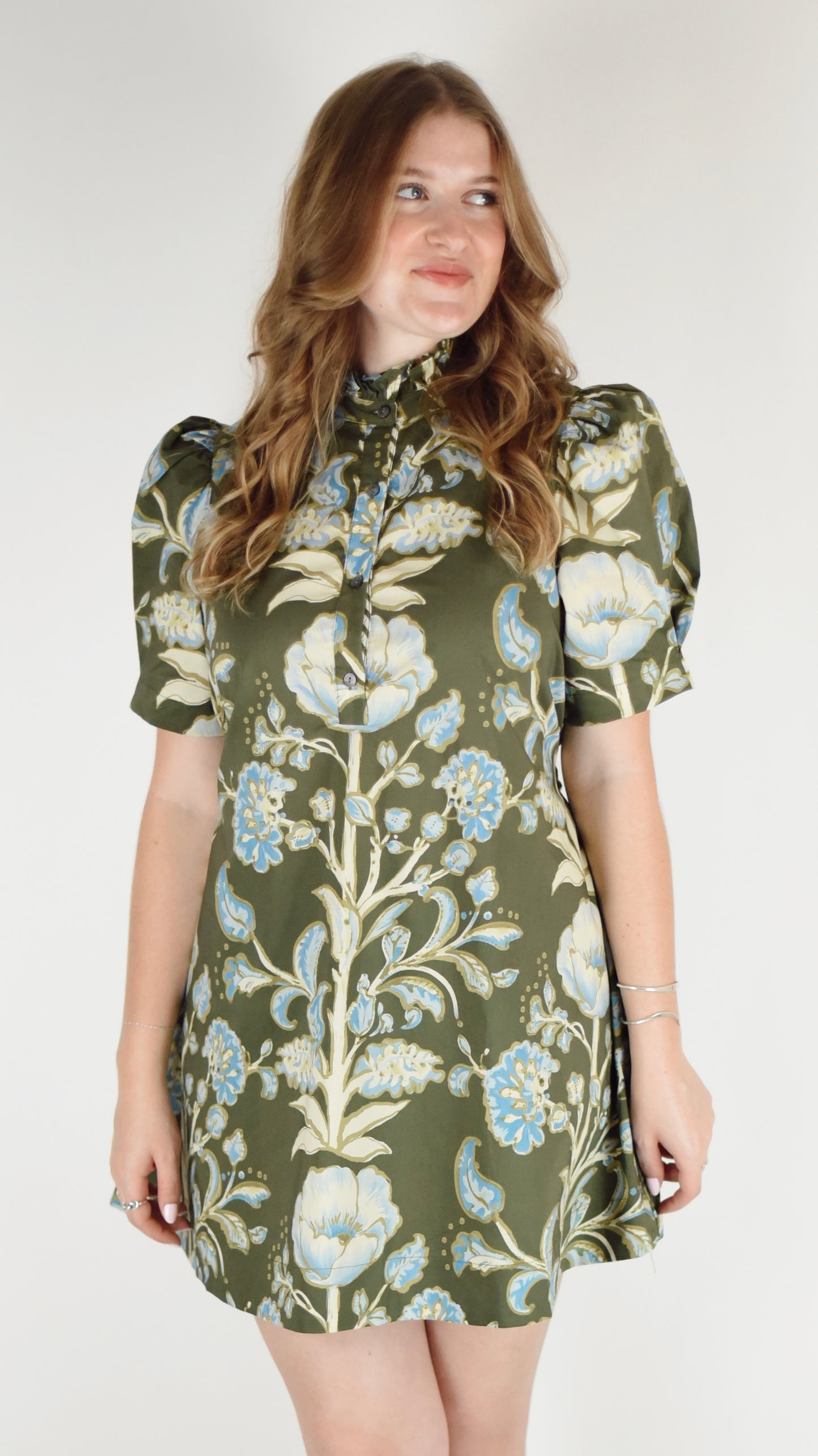 Janet Olive Floral Dress