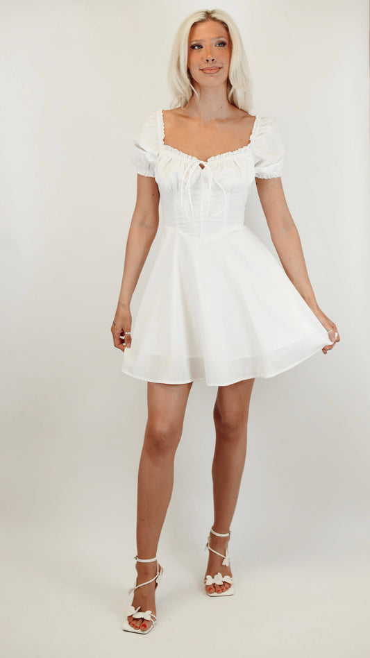 Meredith White Dress
