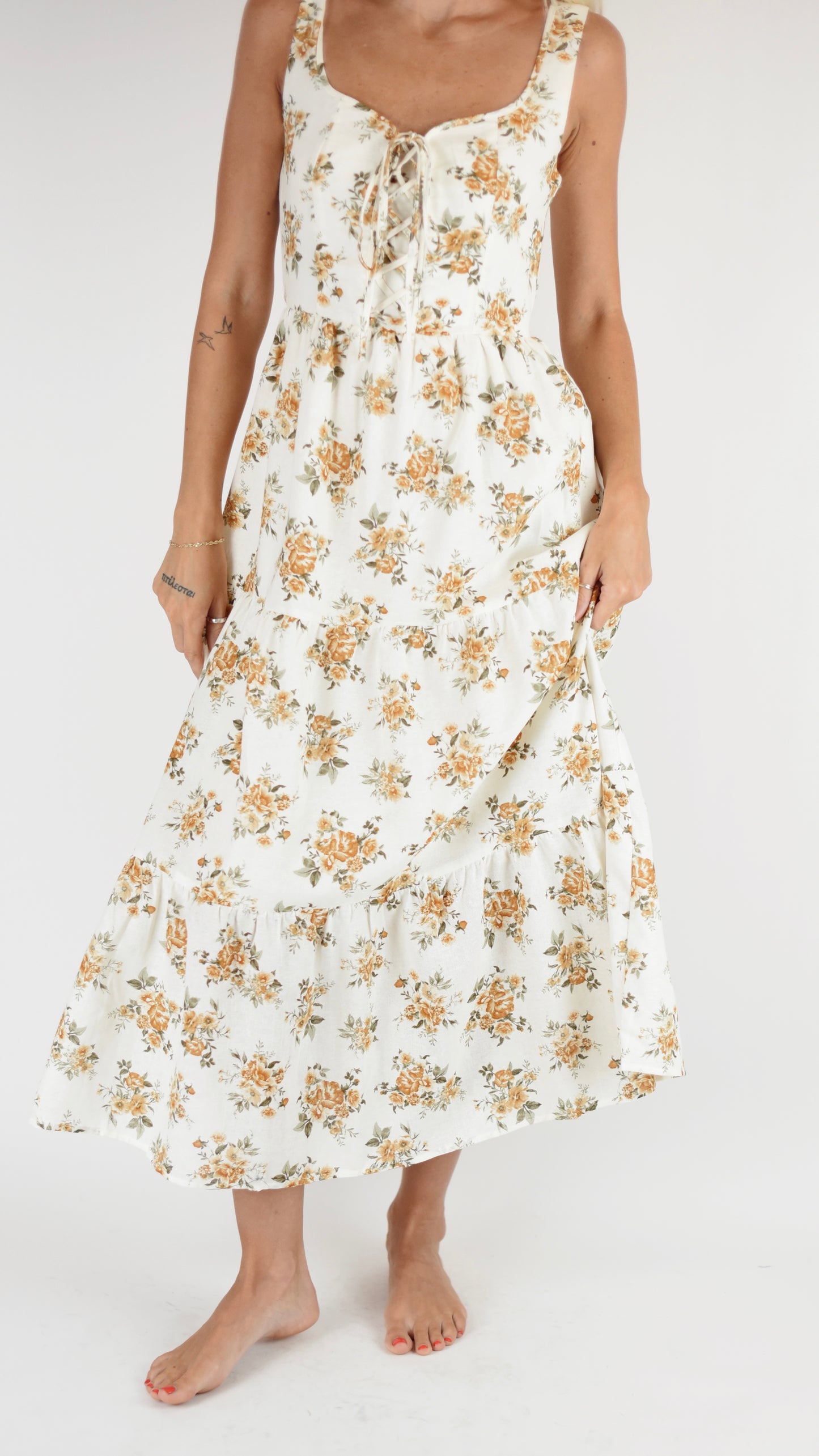 Mable Ivory Floral Dress