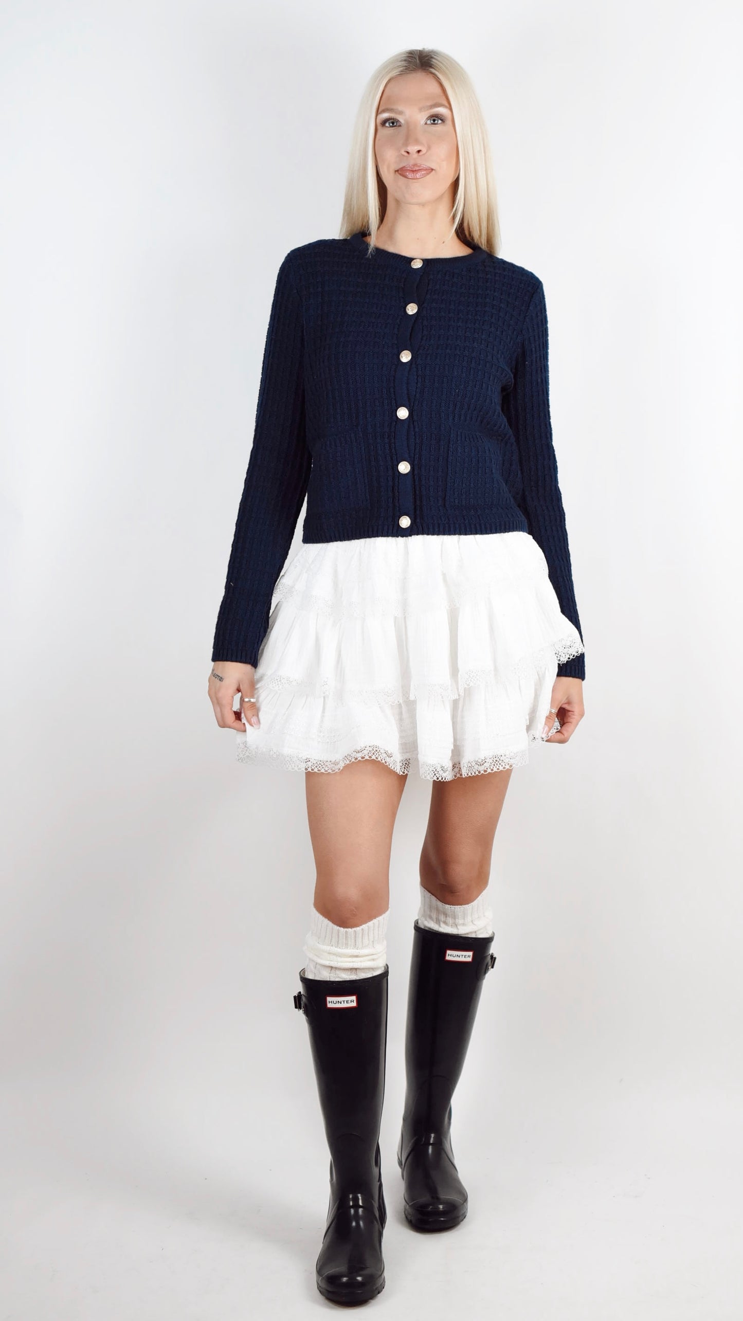 Dorthy Waffle Sweater