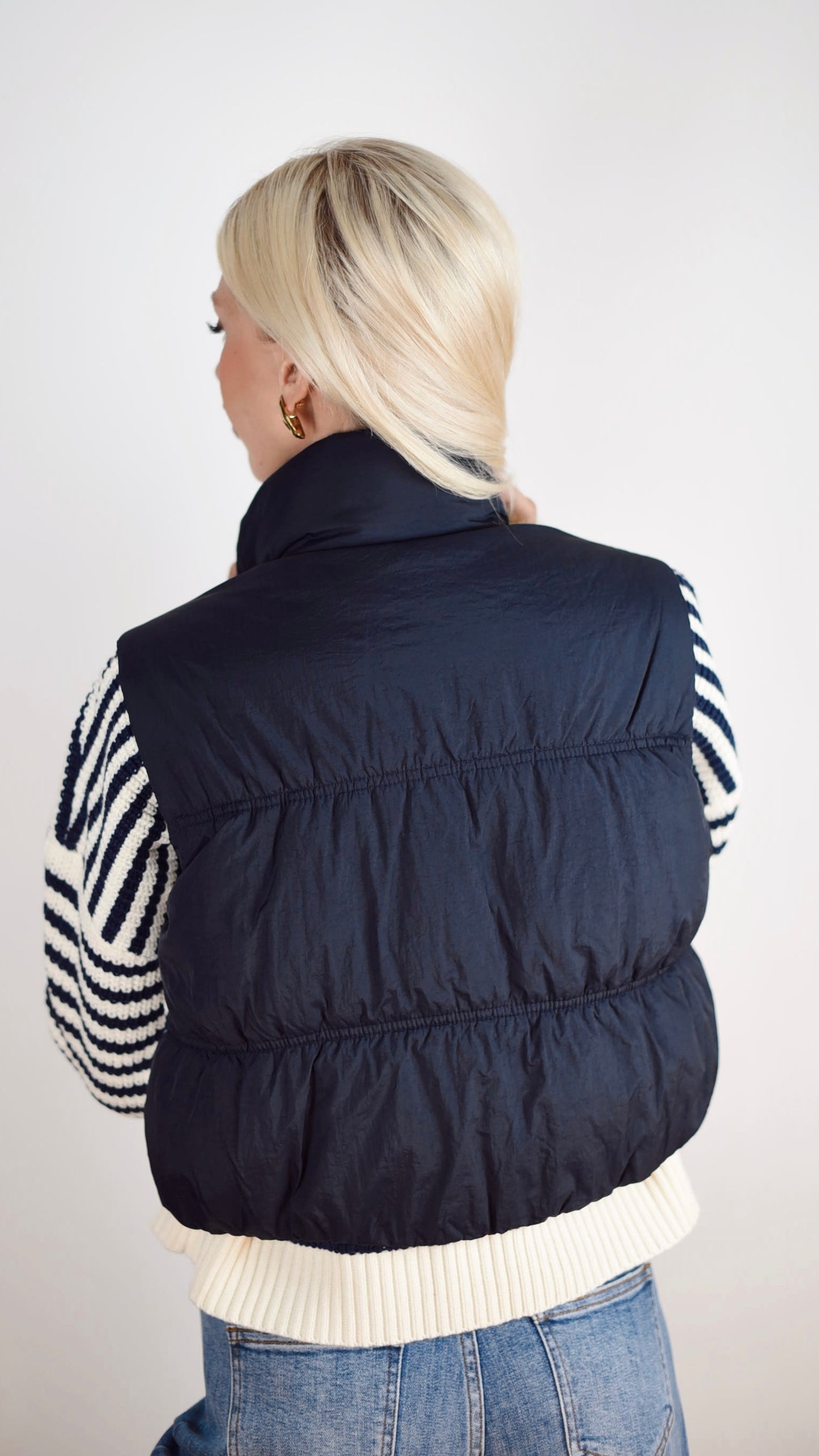 Alice Navy Vest