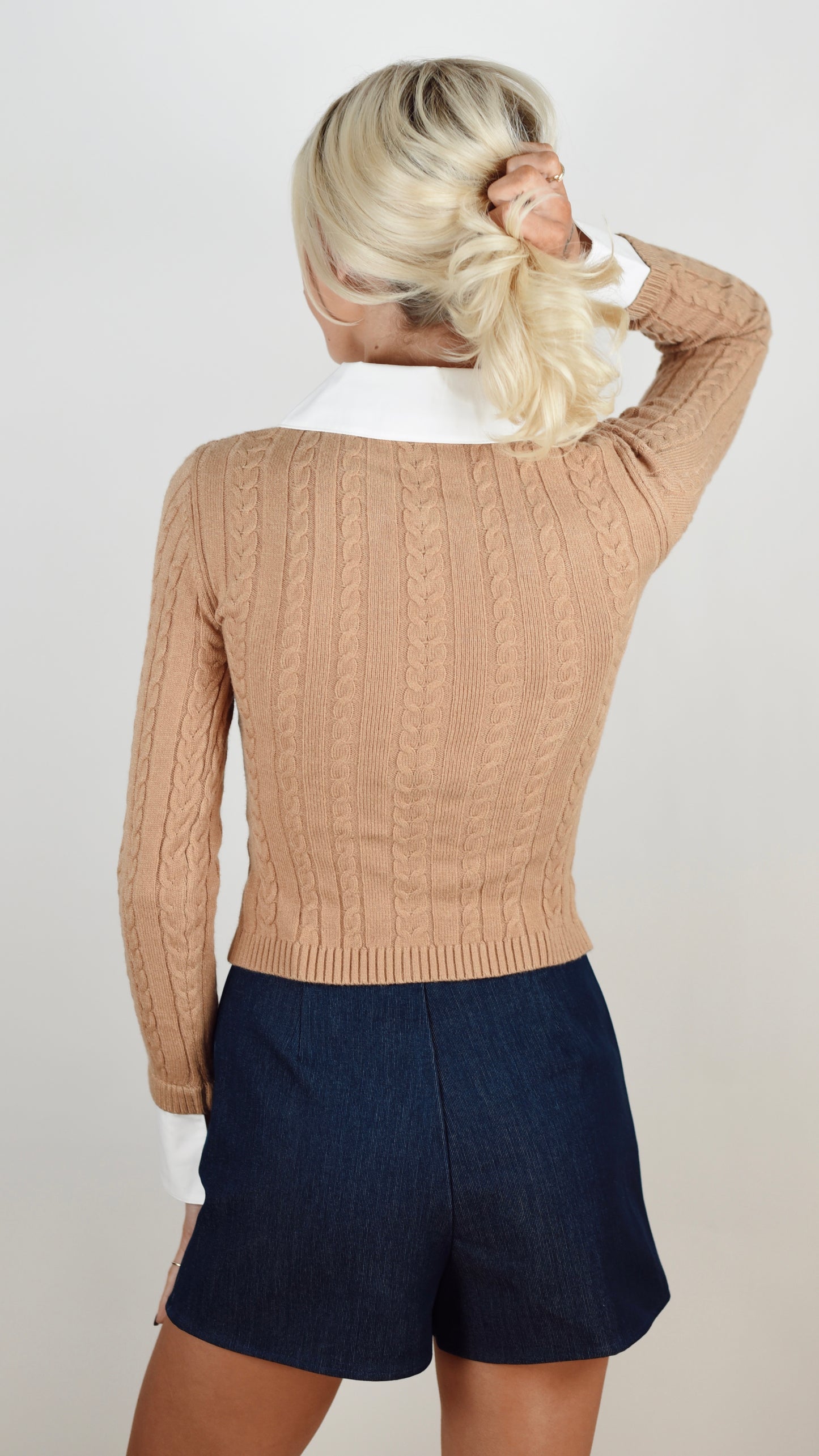 Selena Camel Top