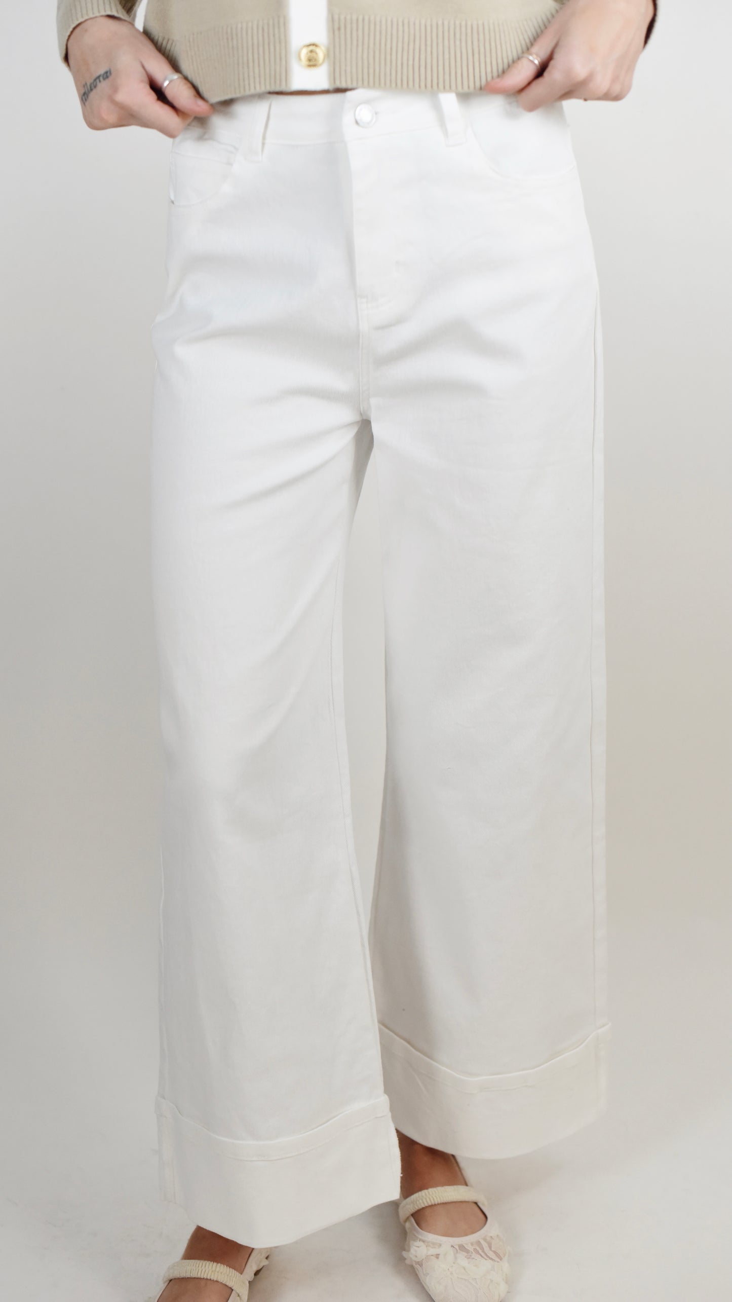 Mavis White Pant