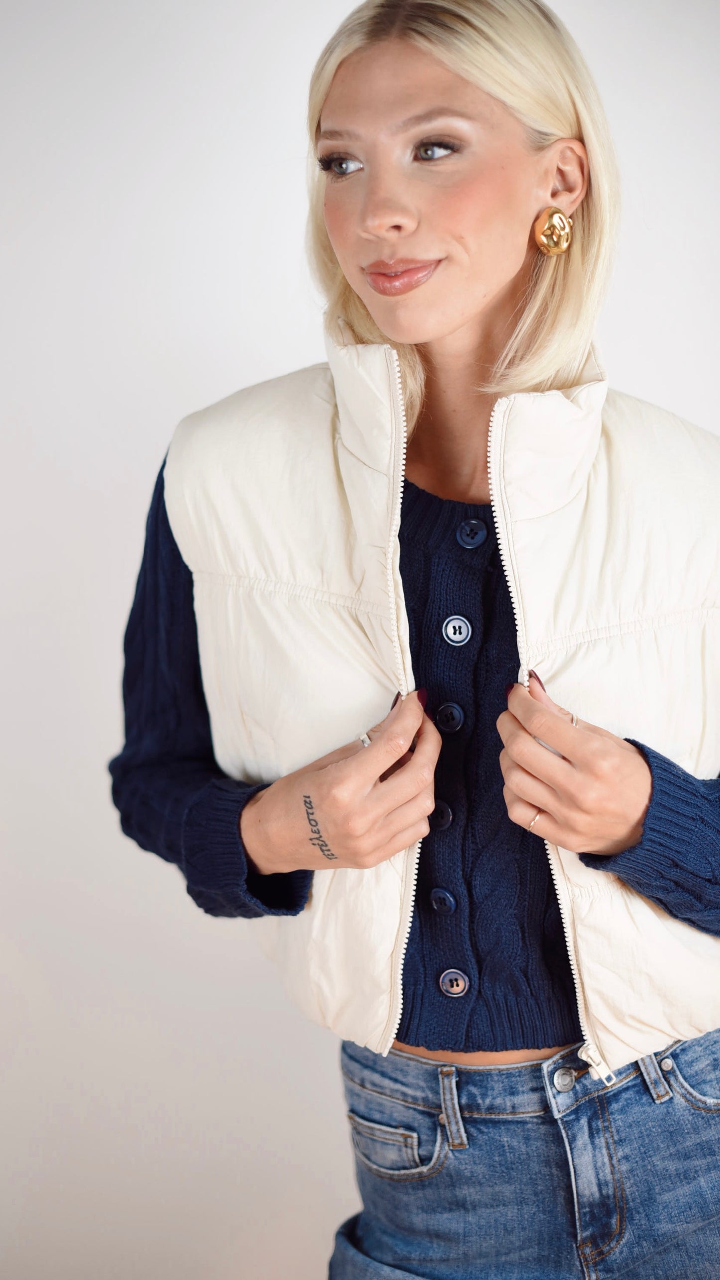Alice Ivory Vest