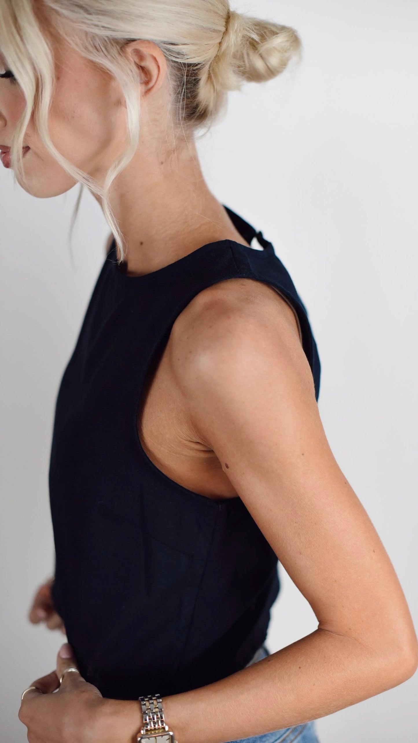 Miranda Navy Top
