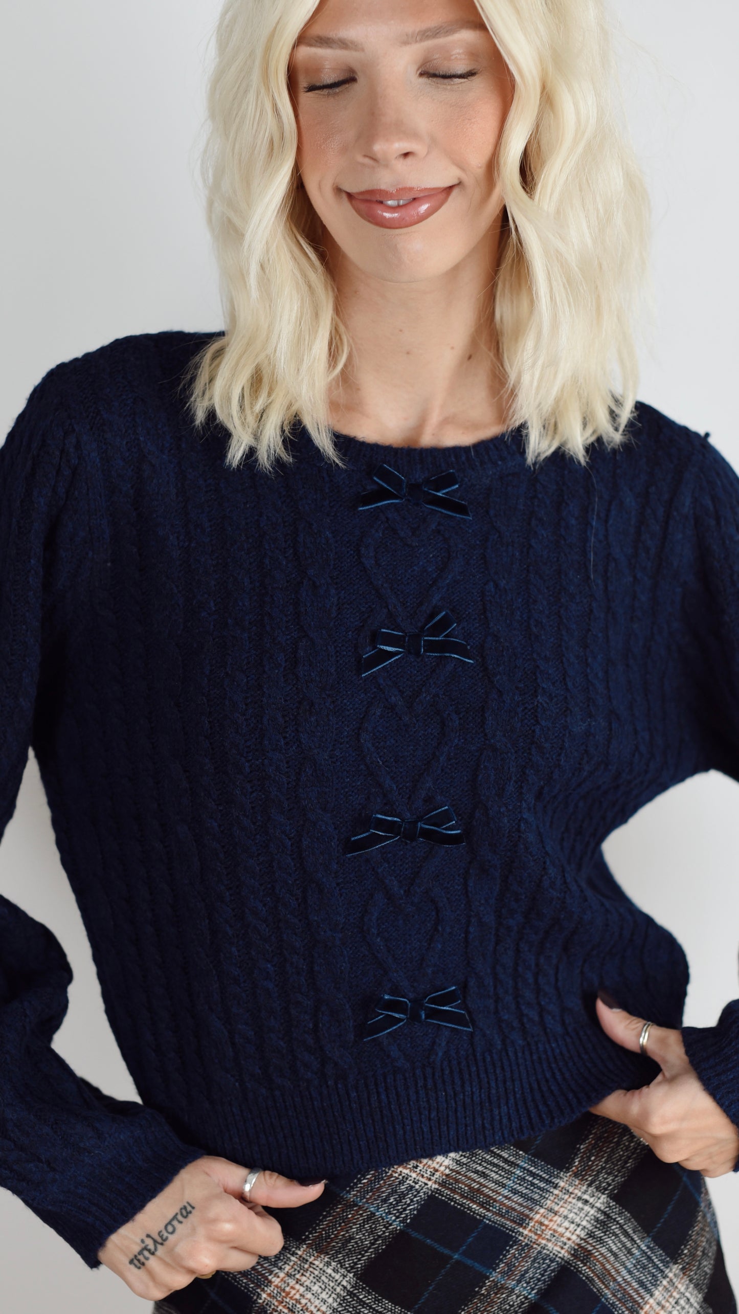 Jessica Bow Sweater