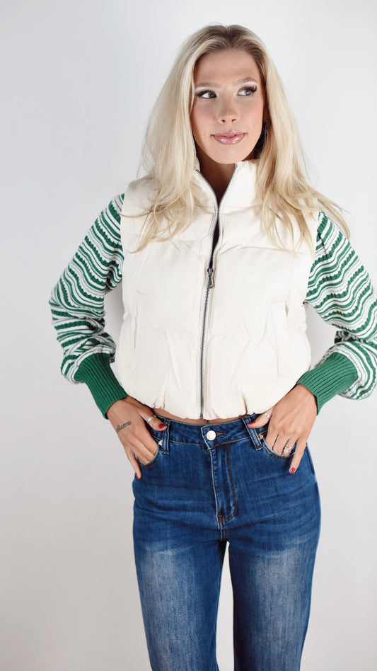 Willa Cream Puffer