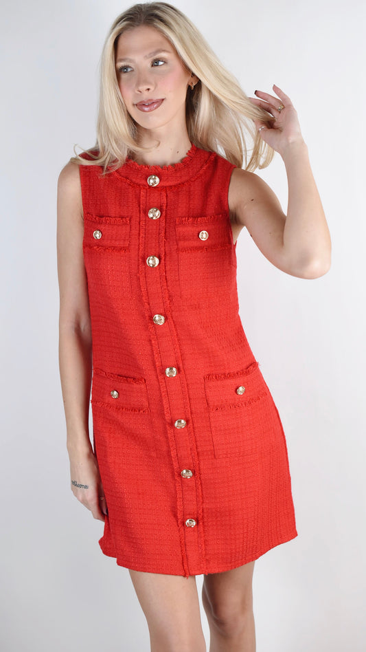 Hailey Tweed Dress