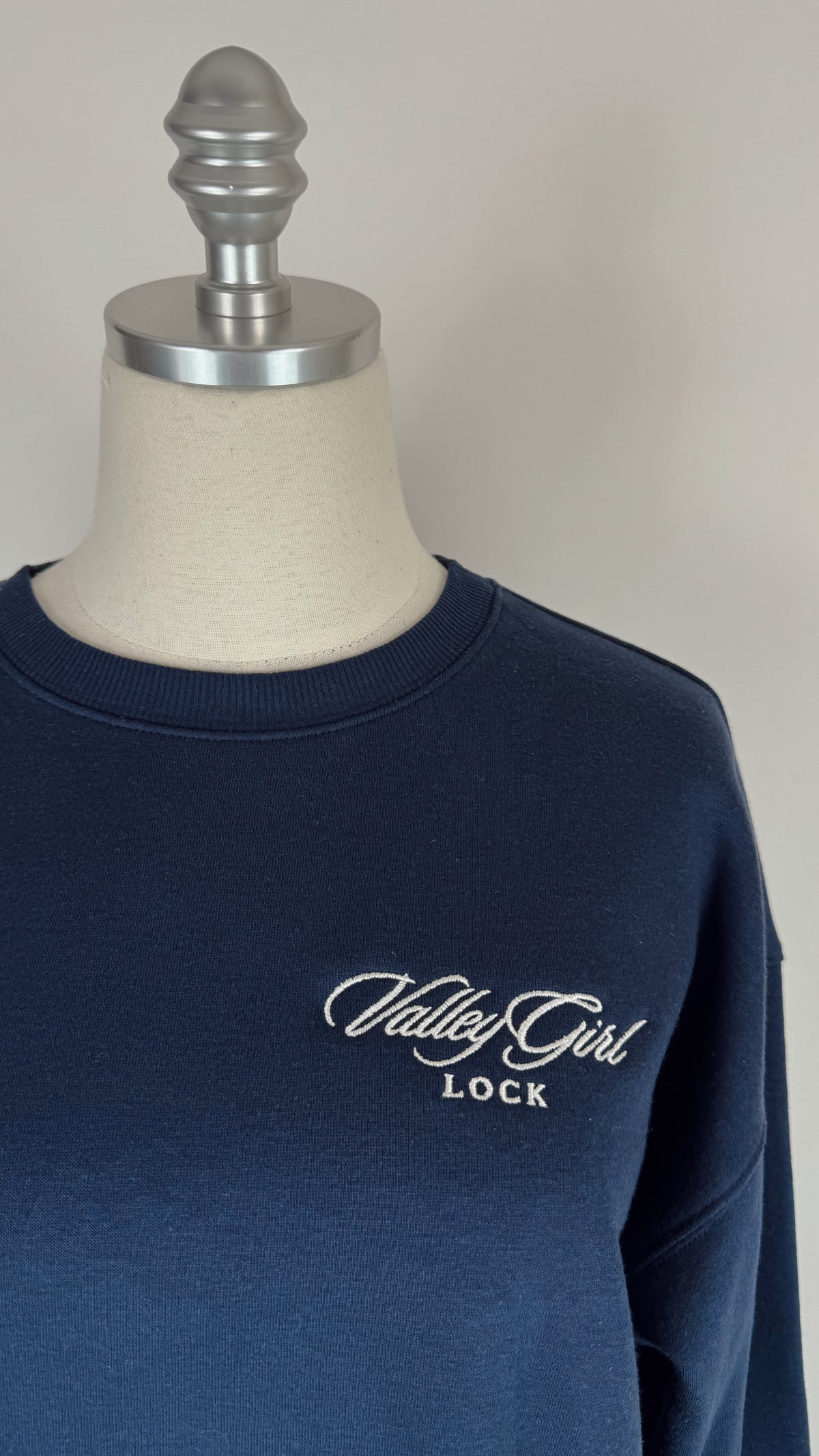 Valley Girl Navy Crew