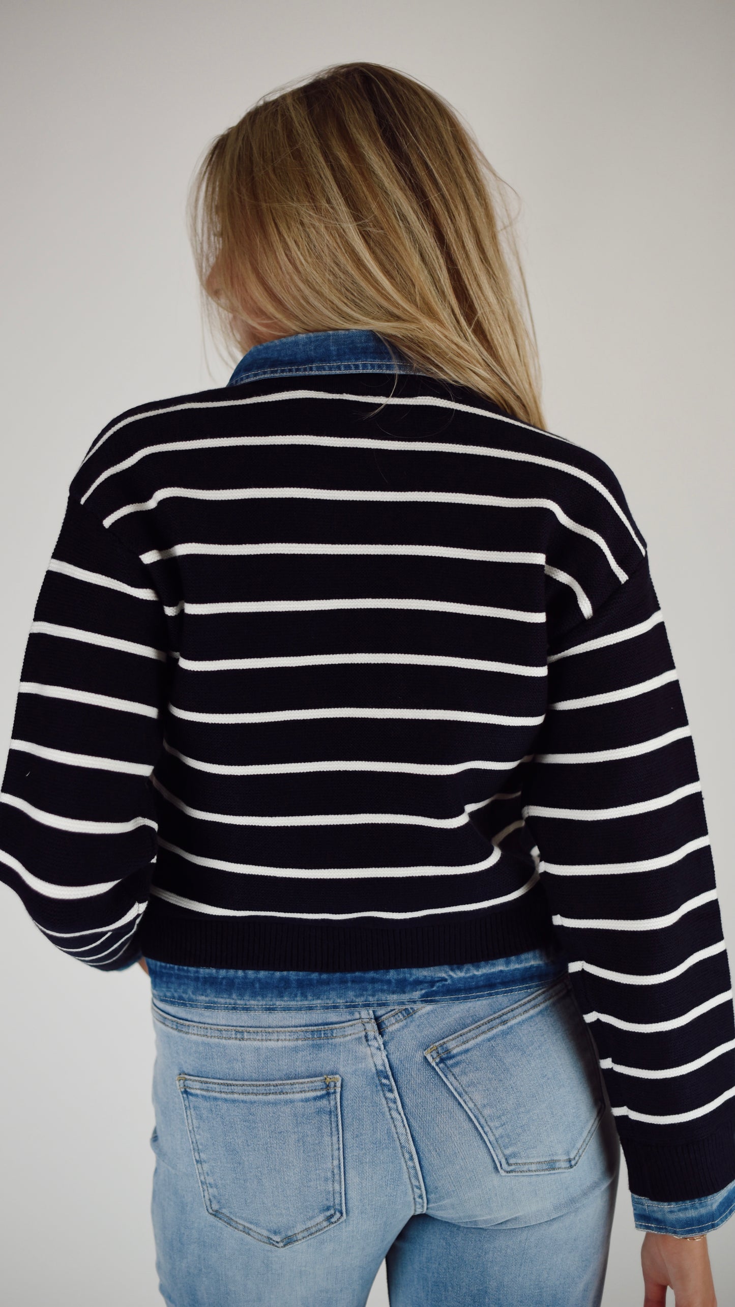 Hannah Cuffed Light Denim Jeans
