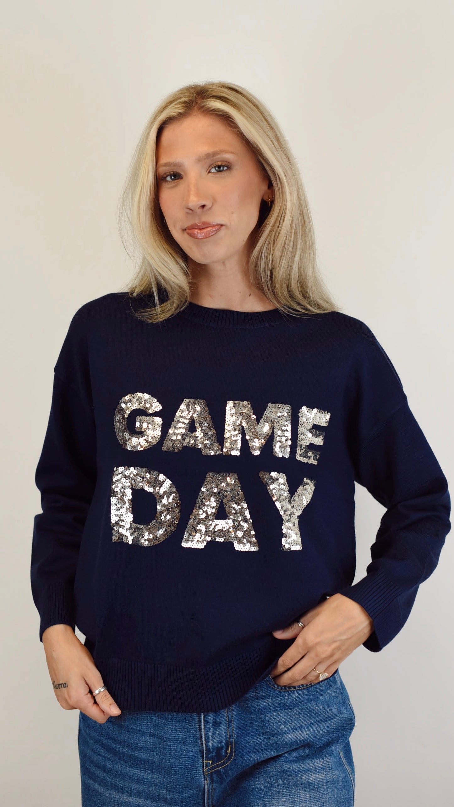 Katie Navy Game Day