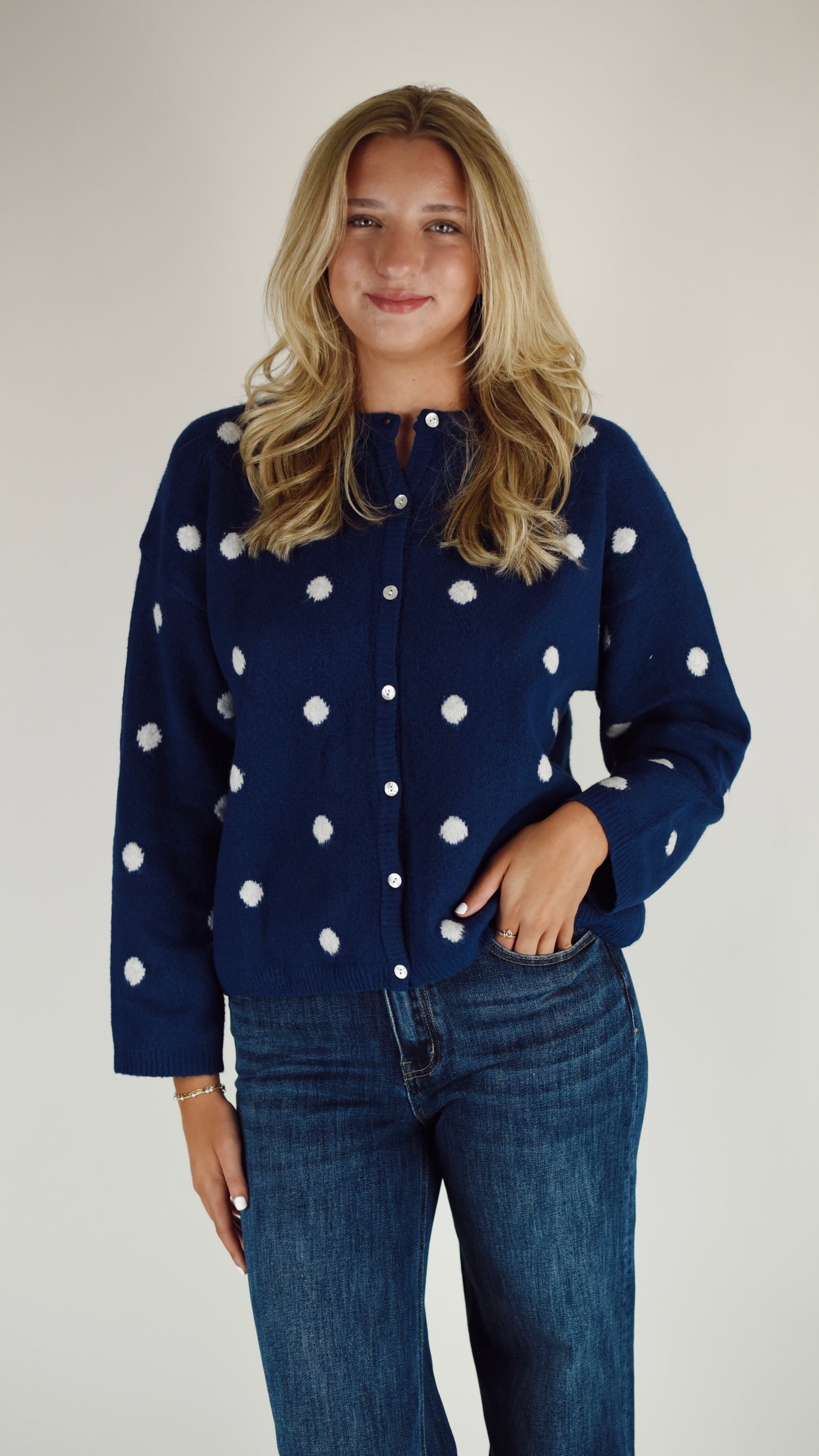 Hannah Cuffed Dark Denim Jeans