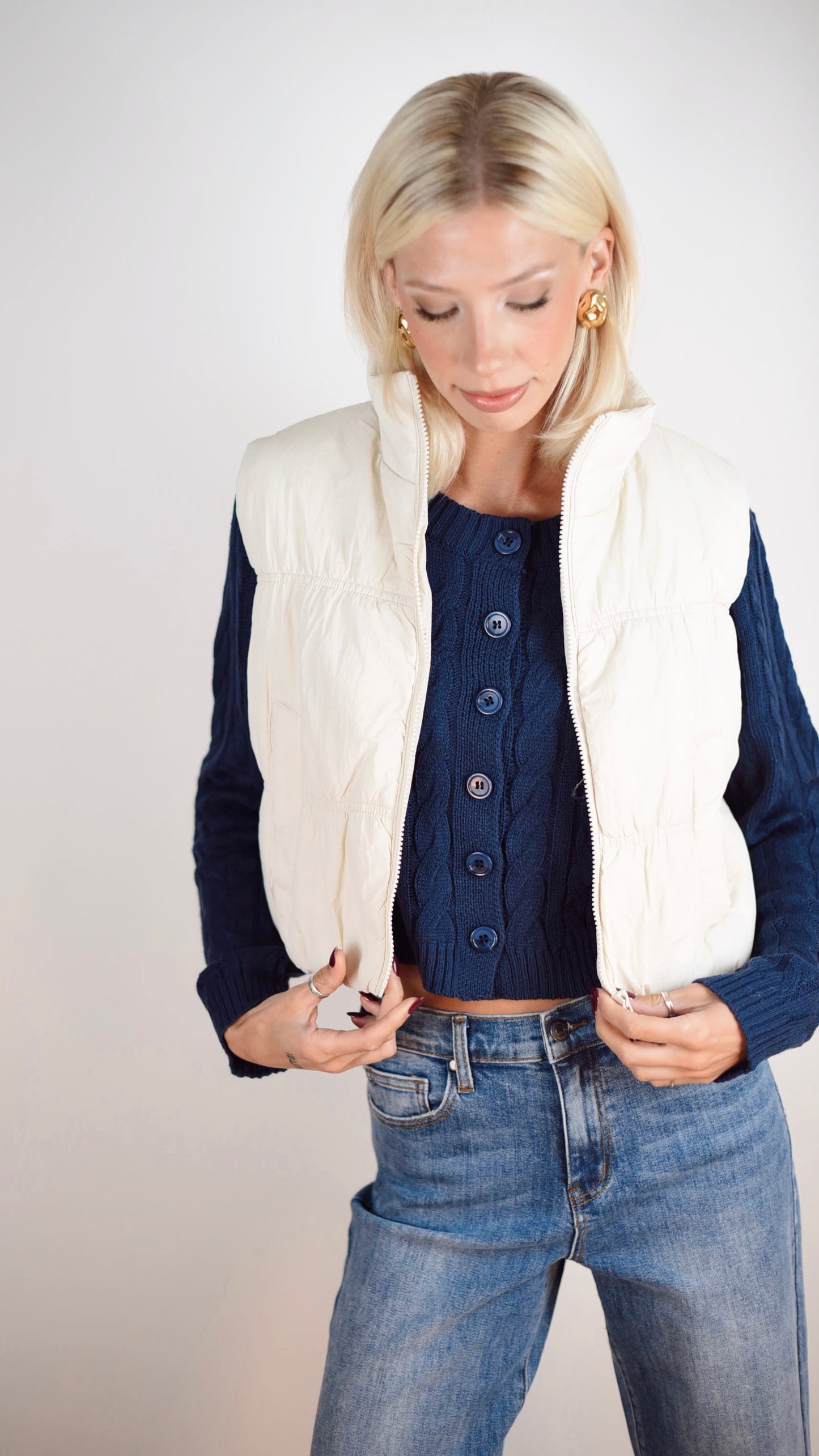 Alice Ivory Vest