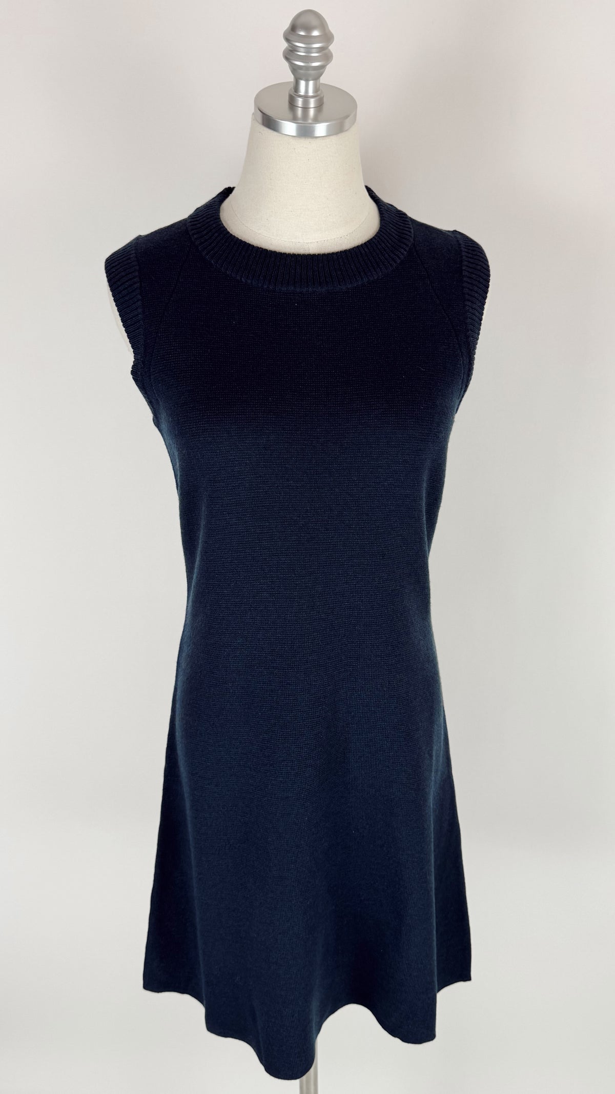 Kiley Navy Knitted Sweater Dress