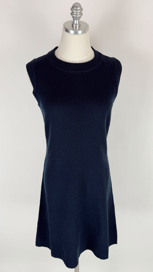 Kiley Navy Knitted Sweater Dress