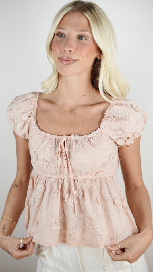 Anna Blush Top