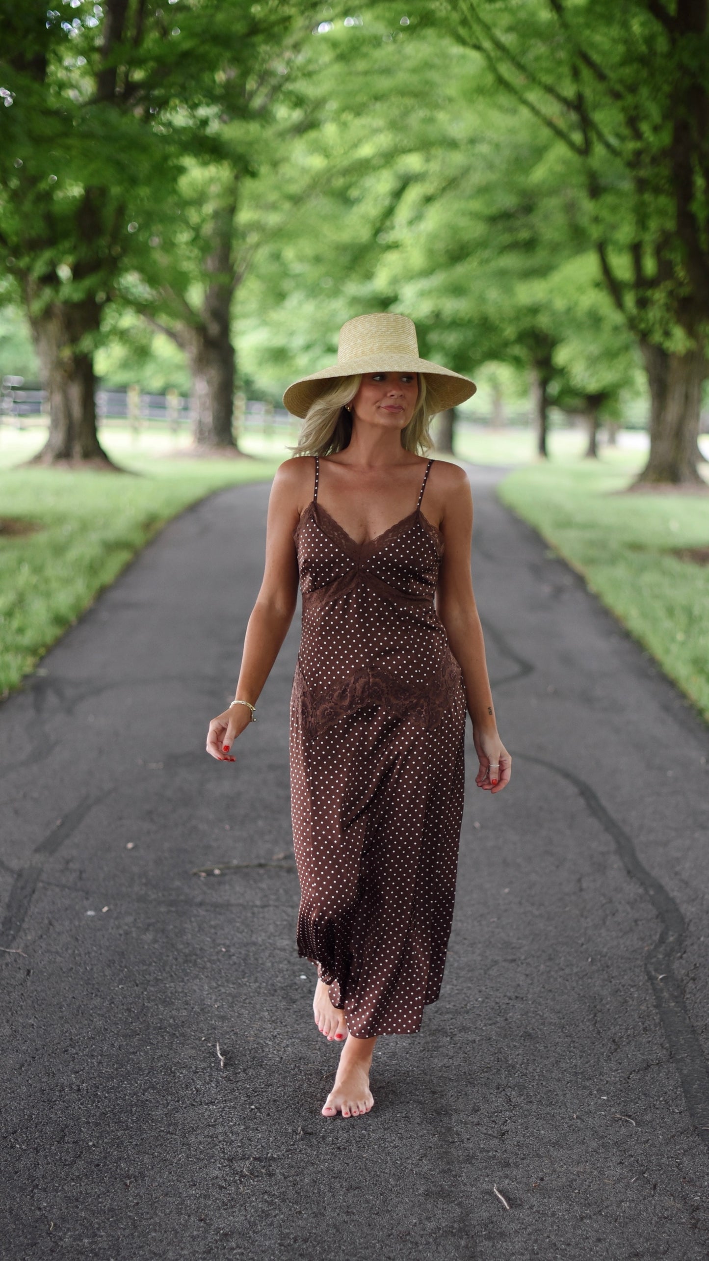 Malissa Brown Maxi Dress