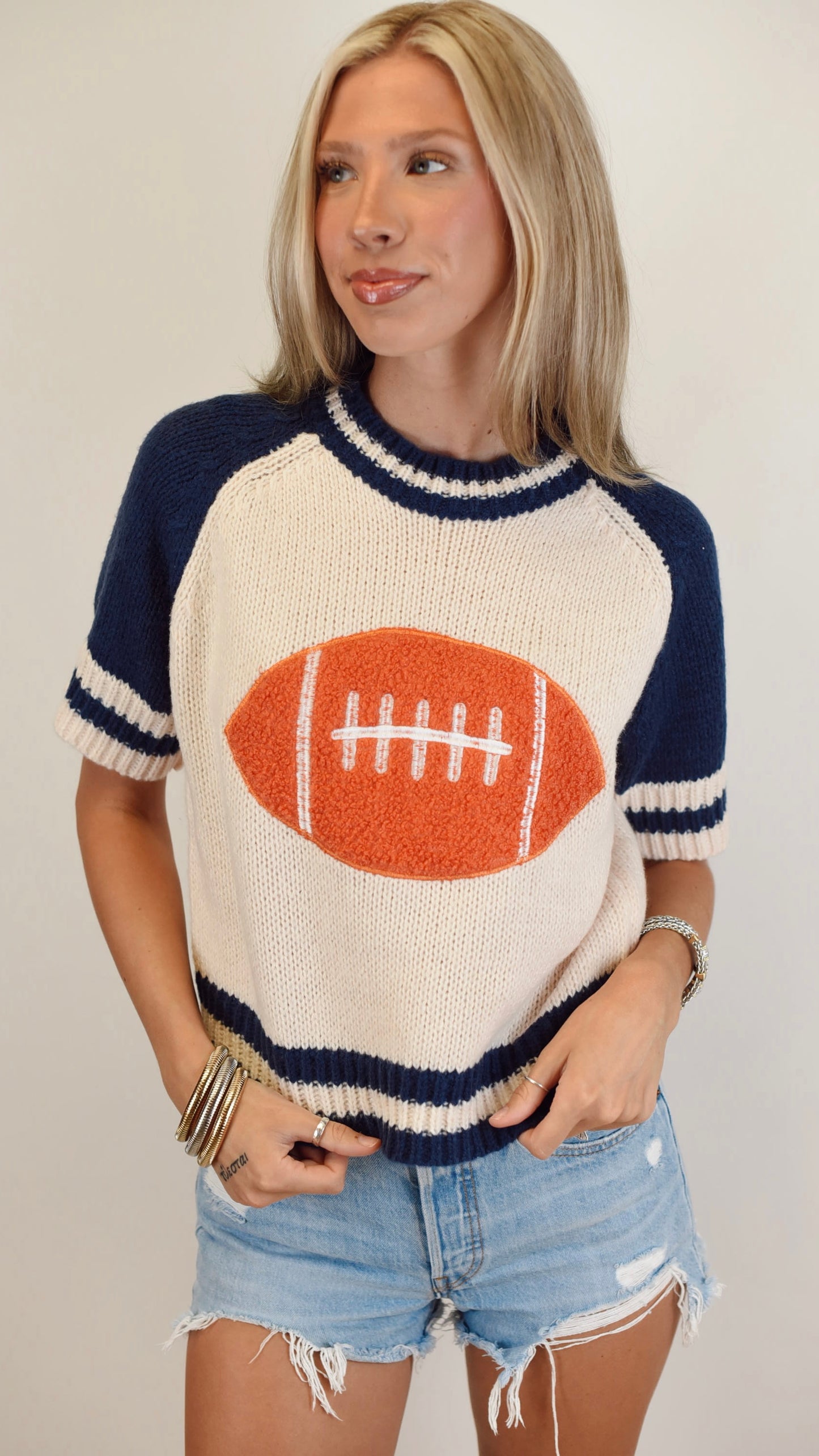 Niki Football Sweater