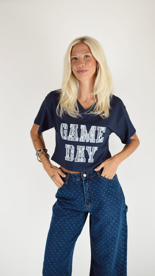 Lace Game Day Top