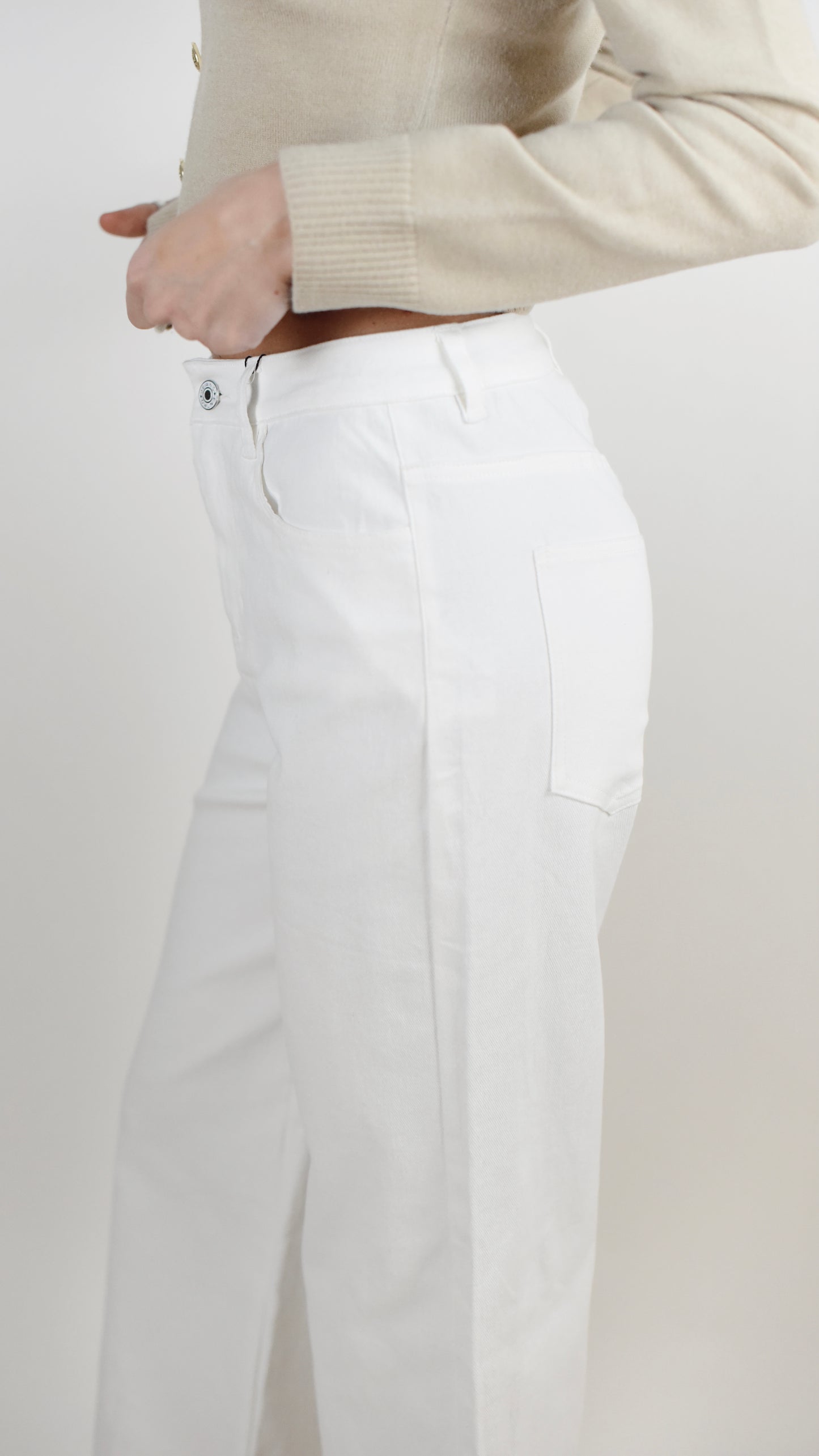 Mavis White Pant