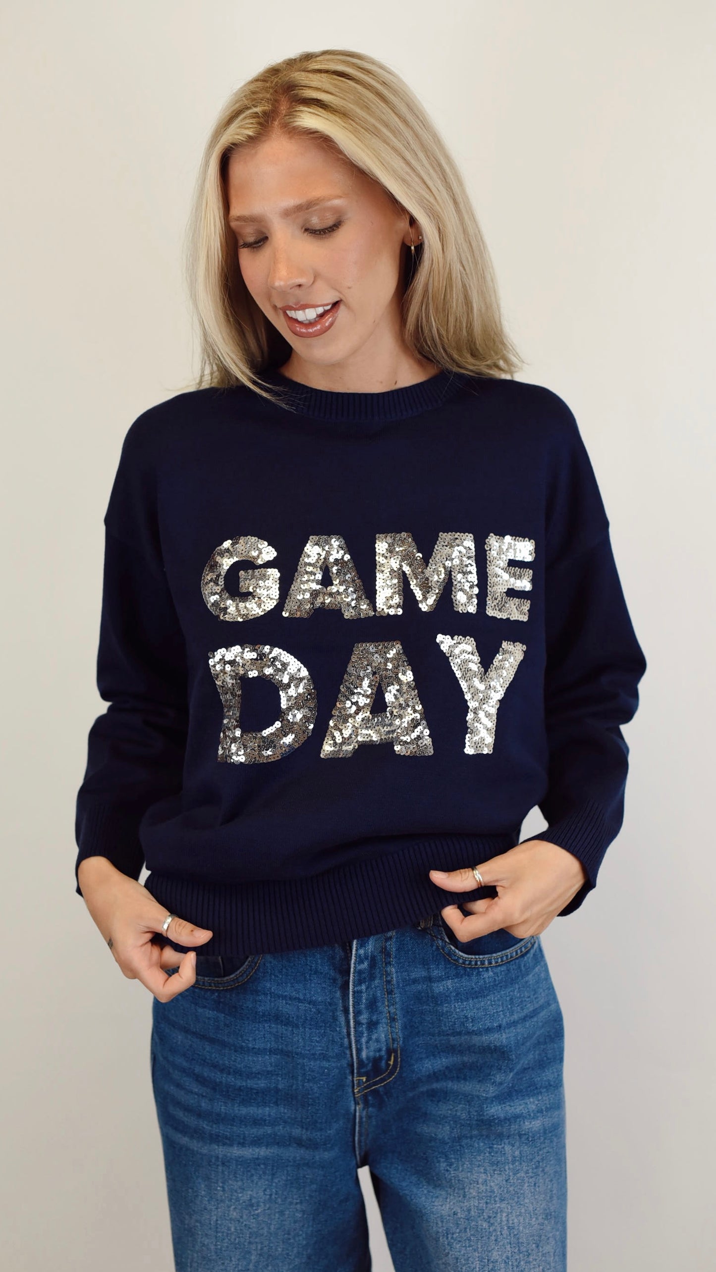 Katie Navy Game Day