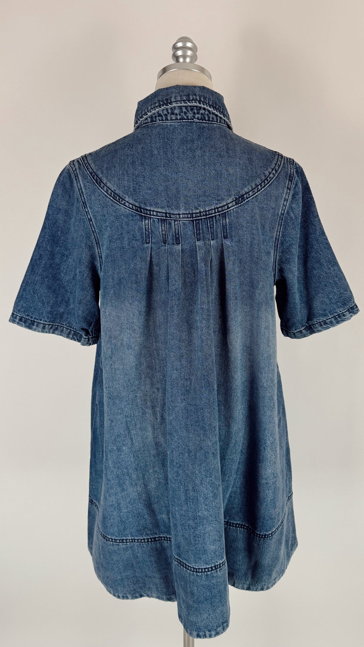 Amelia A Line Denim Dress