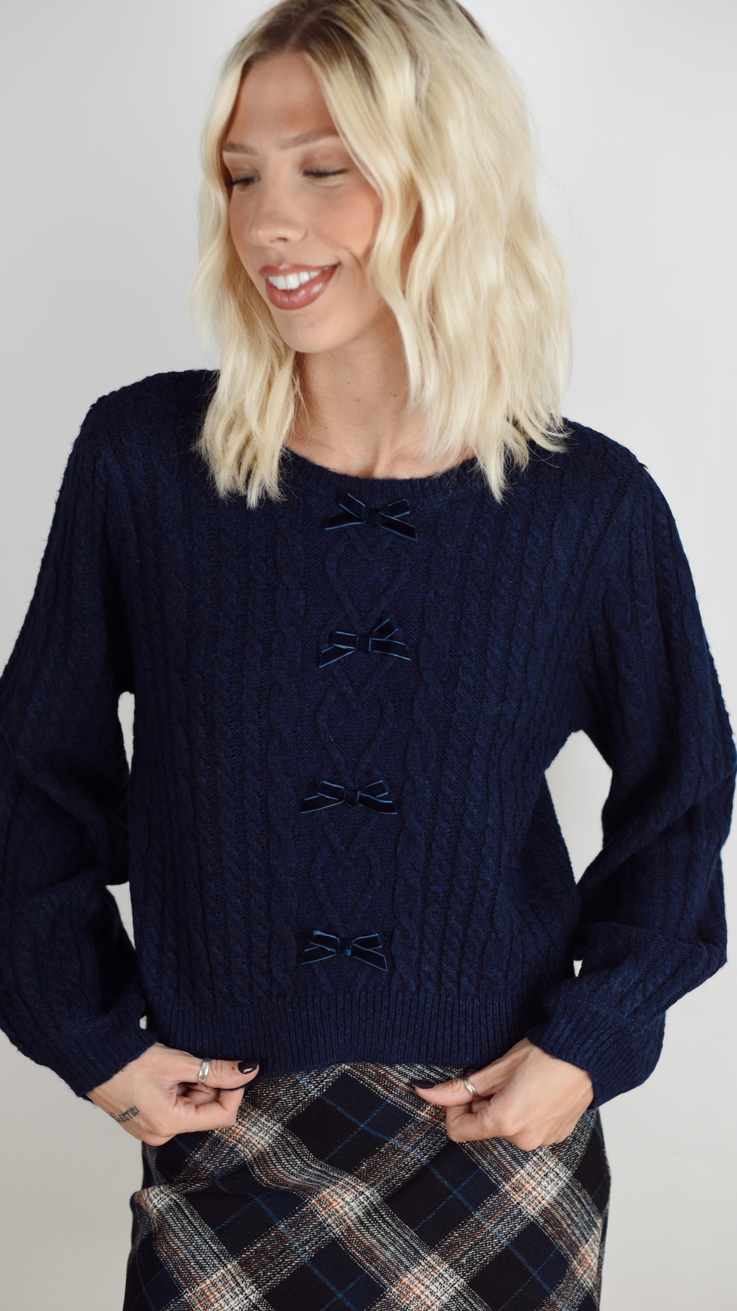 Jessica Bow Sweater