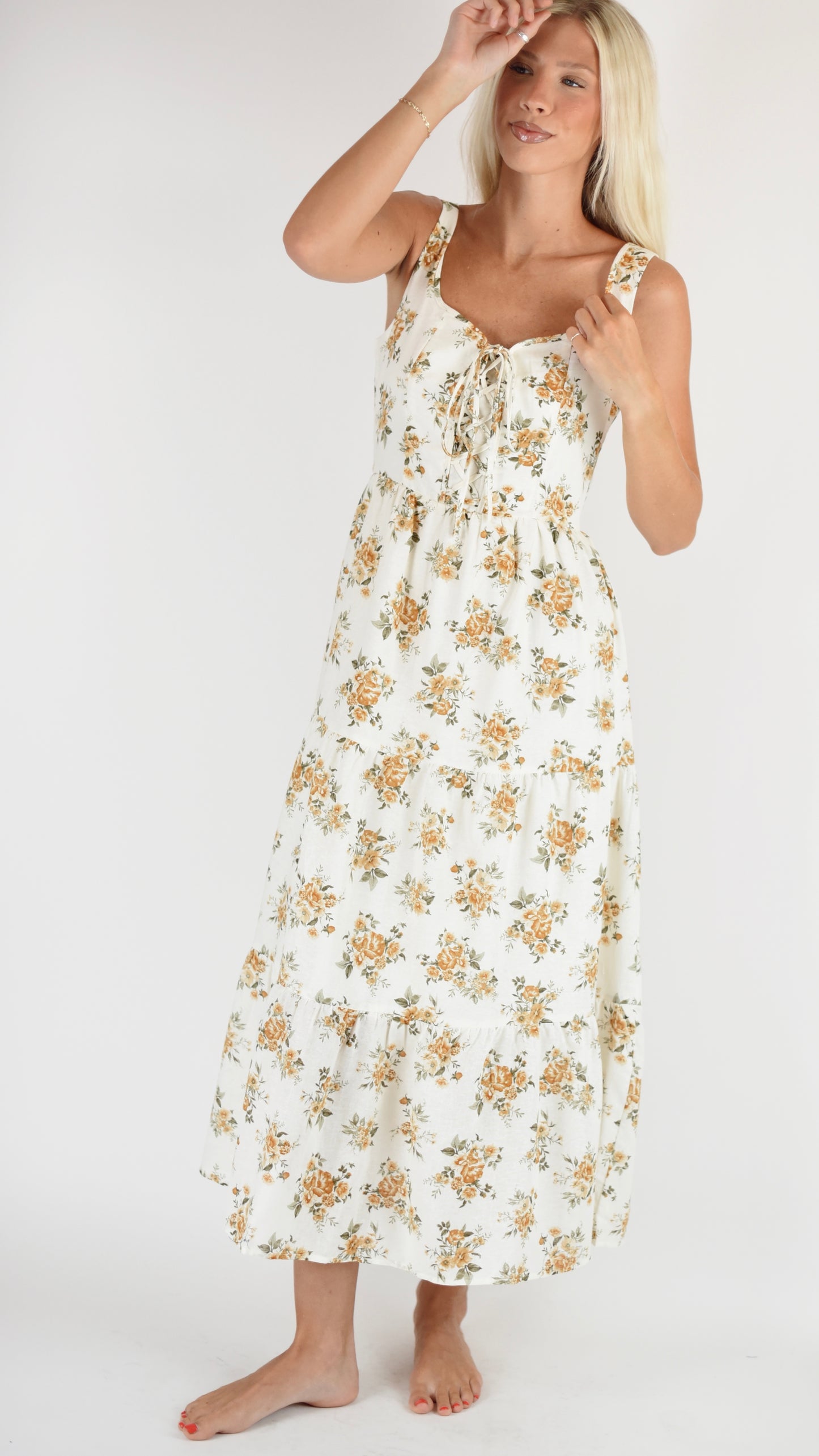 Mable Ivory Floral Dress