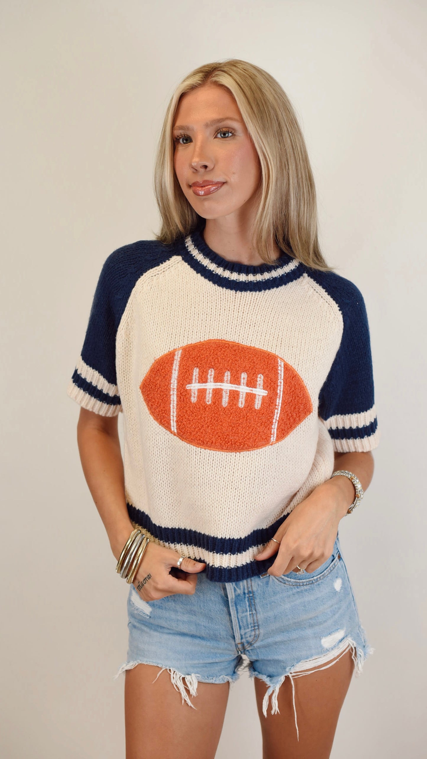 Niki Football Sweater